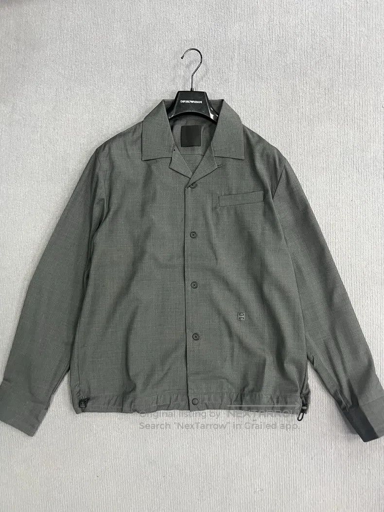 Givenchy Givenchy Wool Jacket Coat Dark Grey Size US M / EU 48-50 / 2 - 1 Thumbnail