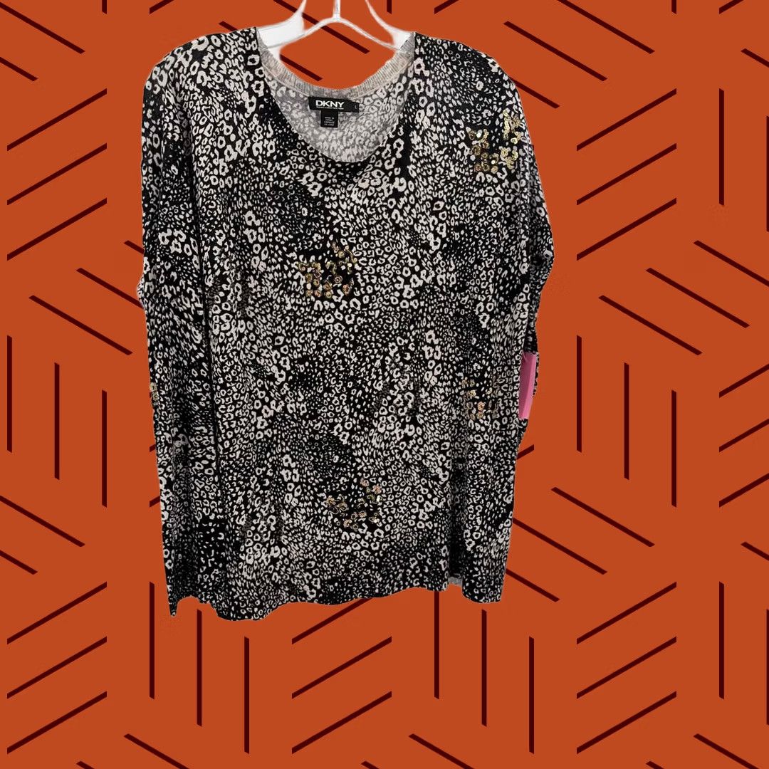 DKNY DKNY Black Sweater Size Large Size L / US 10 / IT 46 - 1 Thumbnail