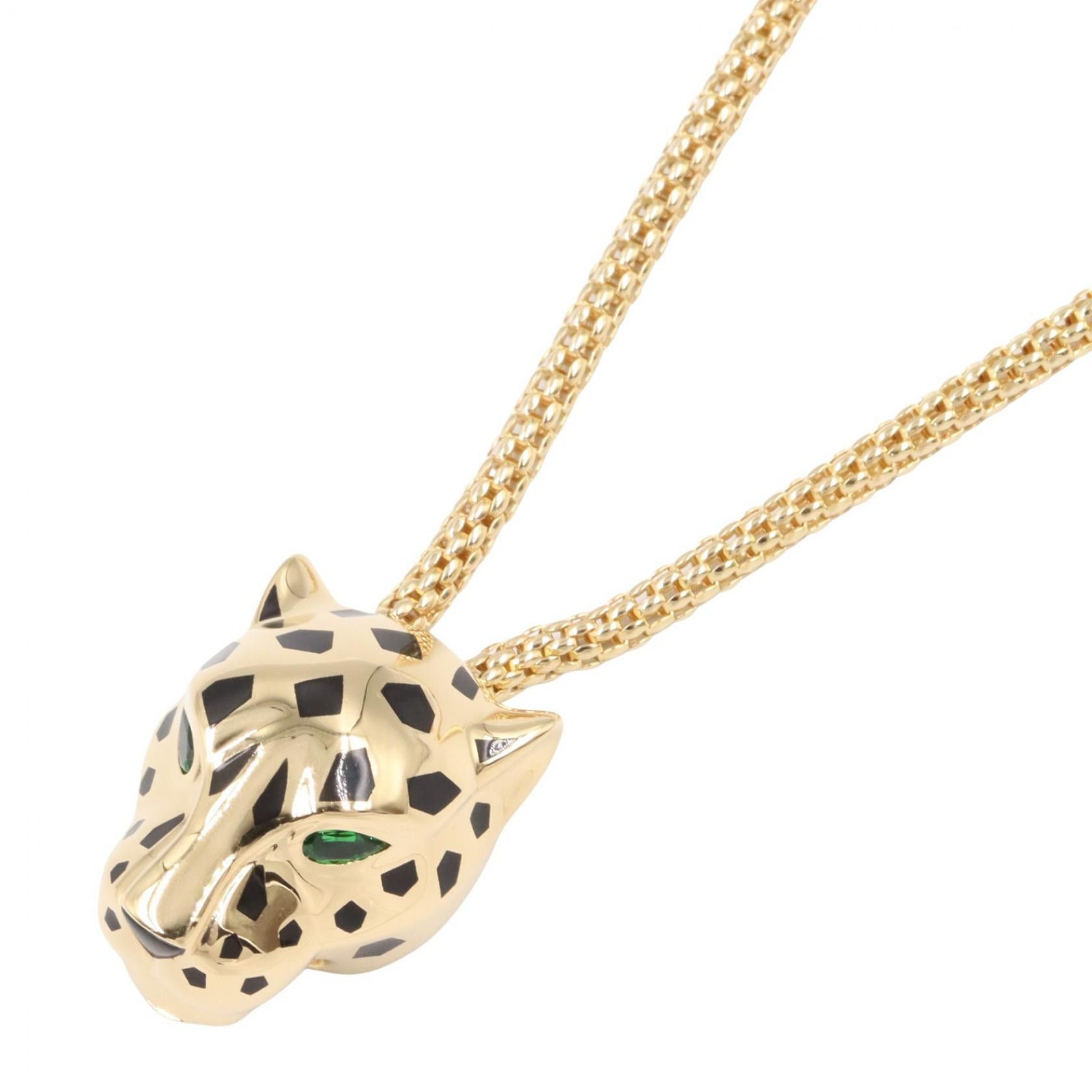 Cartier Cartier Cartier Panthere de Cartier Au750 Diamond Tsavorite Onyx Necklace Precious Metal Necklace N7408338 DUTY FREE for USA Size ONE SIZE - 1 Thumbnail
