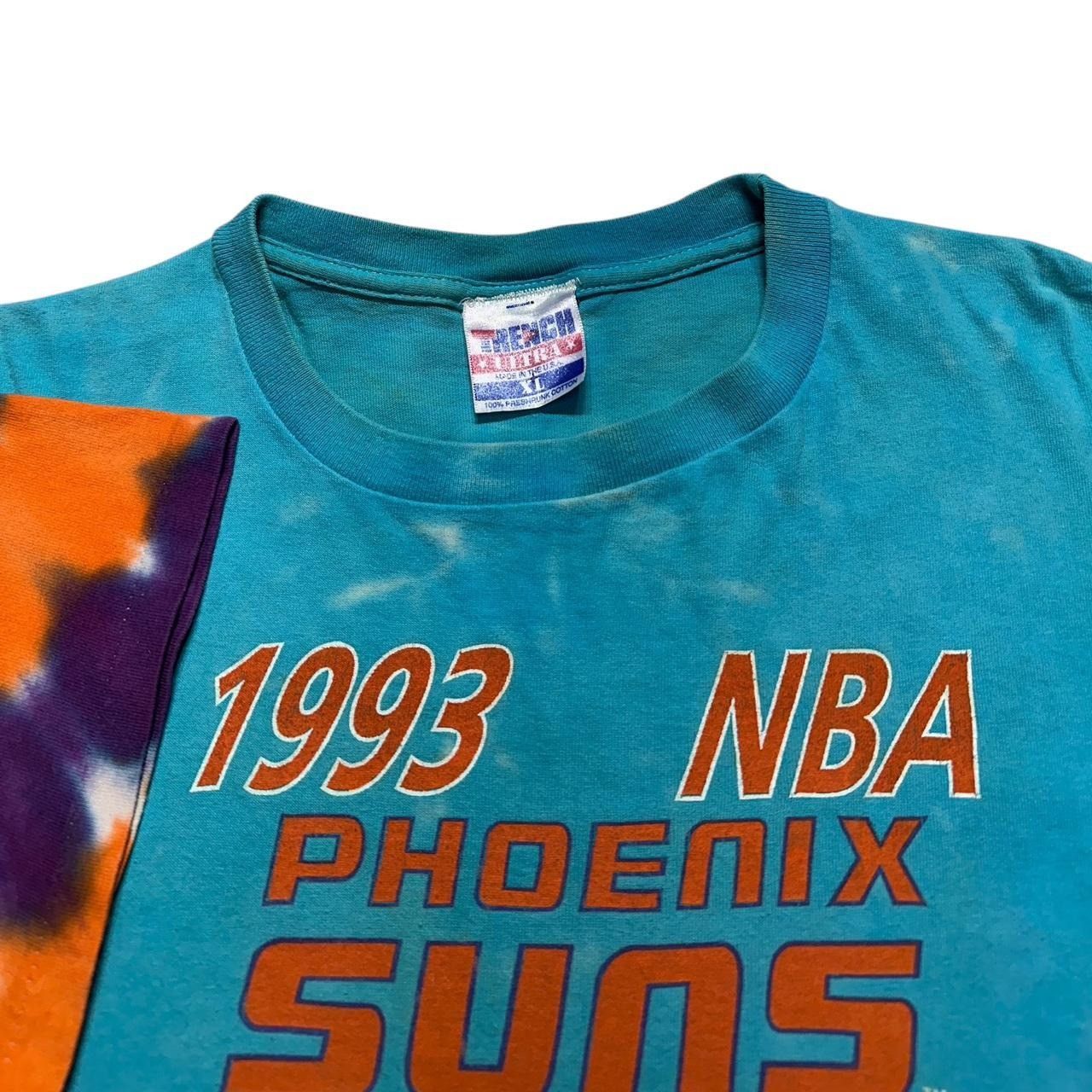 NBA × Vintage Vintage Phoenix Suns 1993 Tie-Dye Trench Darker T-Shirt Size US XL / EU 56 / 4 - 4 Thumbnail