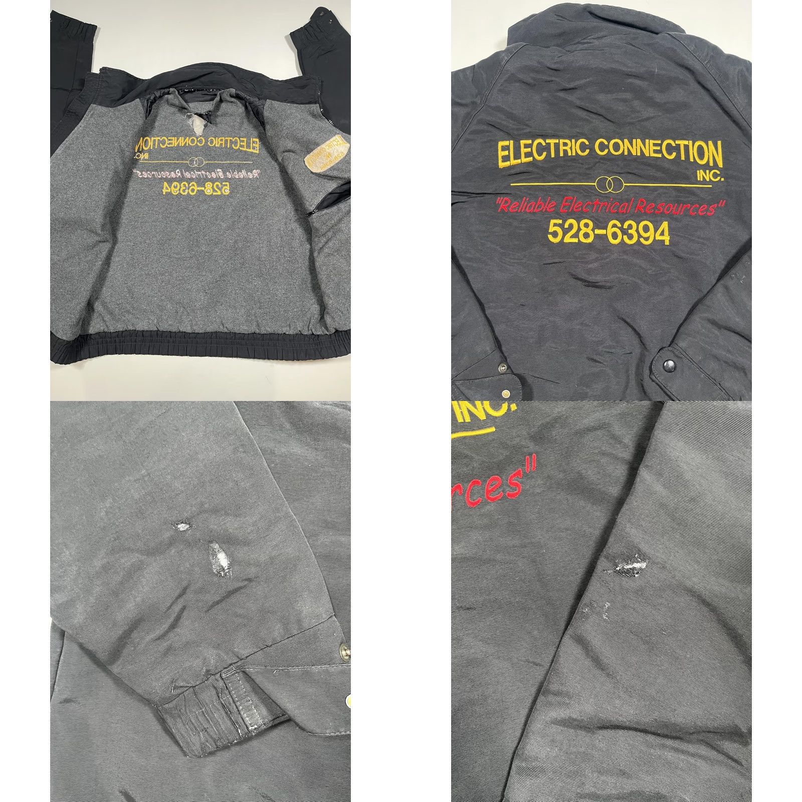 Carhartt Carhartt Jacket Mens Black Nylon Bomber Coat Electric Connection Workwear Read XL Size US XL / EU 56 / 4 - 8 Thumbnail