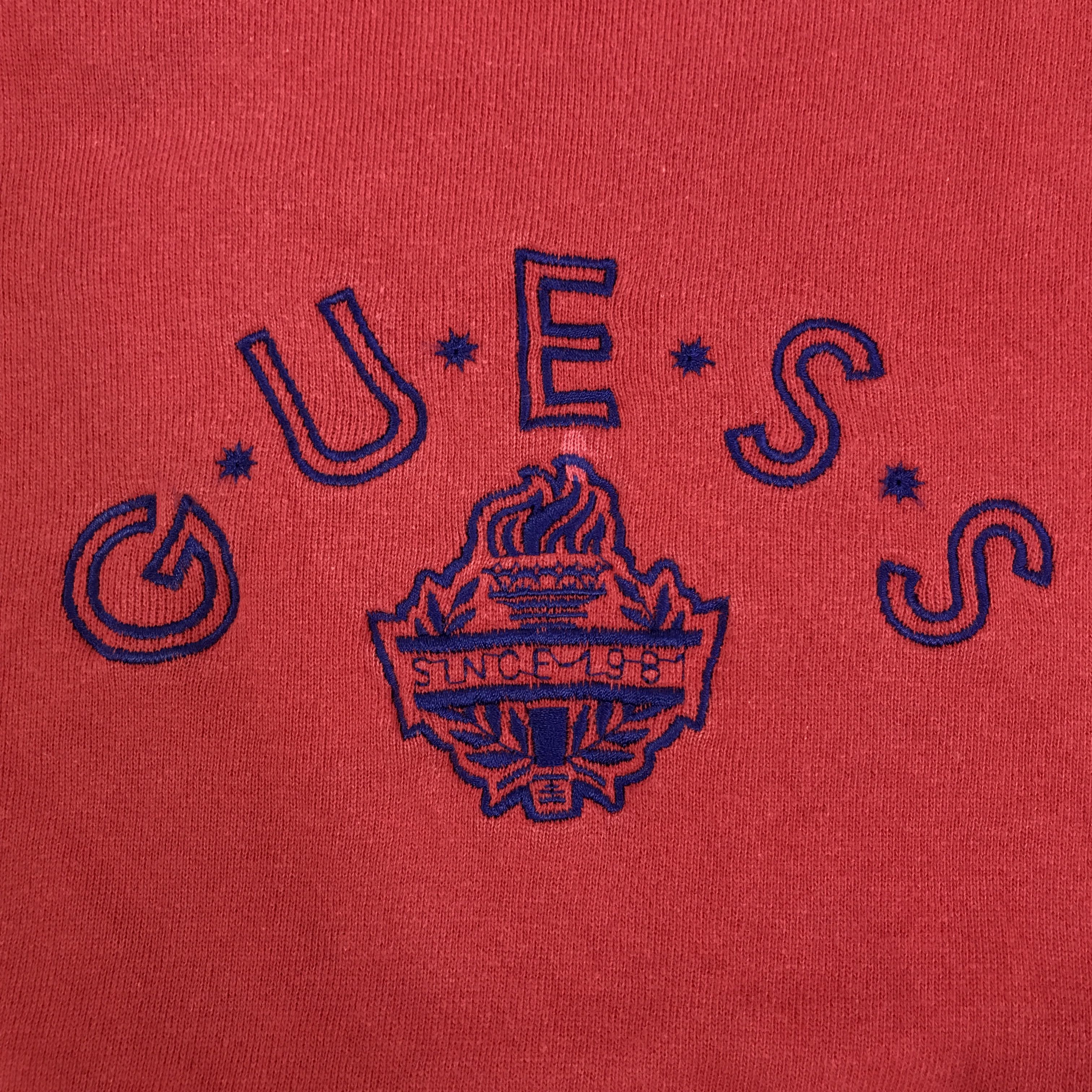 Guess Vintage 90s Guess Logo Sweatshirt K127B7 Size US L / EU 52-54 / 3 - 12 Thumbnail