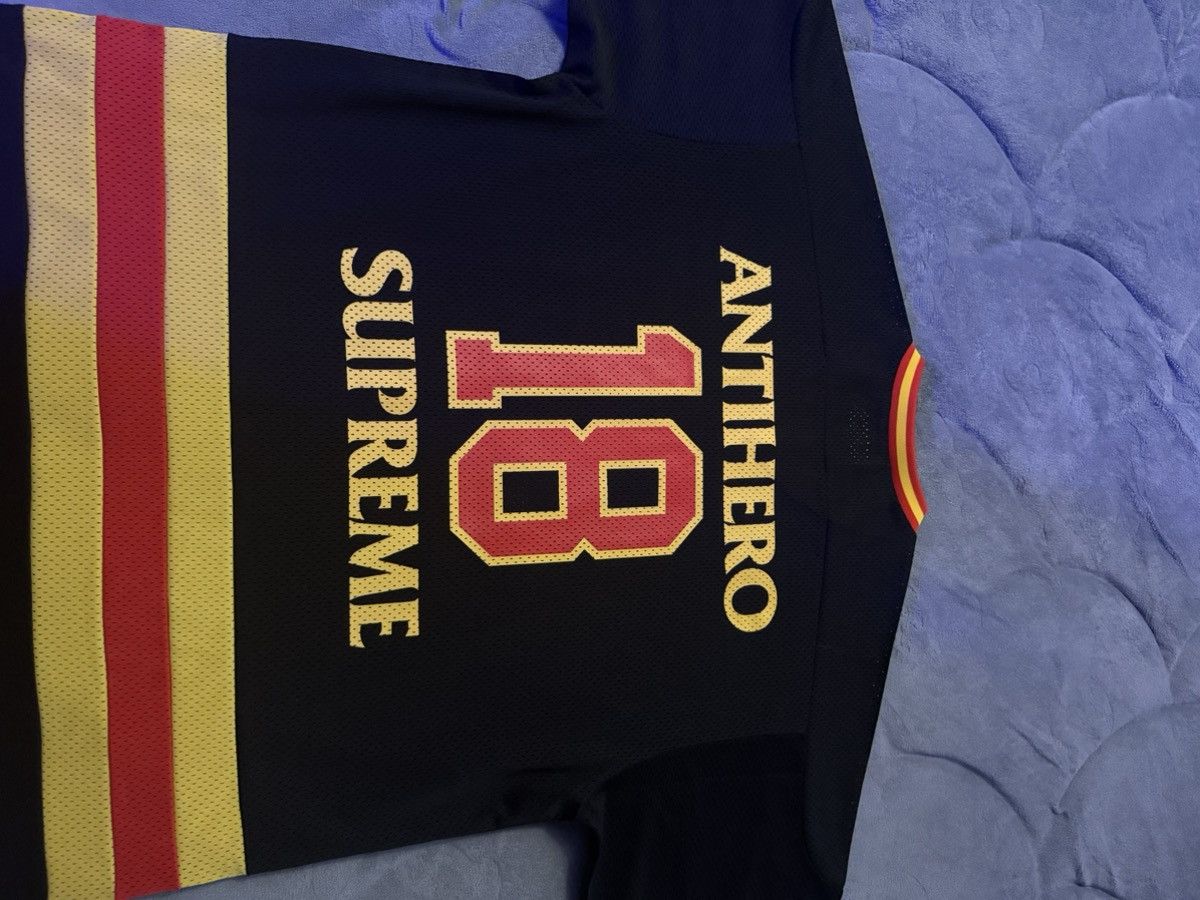 Antihero × Supreme Supreme x Anti Hero Hockey Jersey Size Large Black BNIB Size US L / EU 52-54 / 3 - 5 Thumbnail