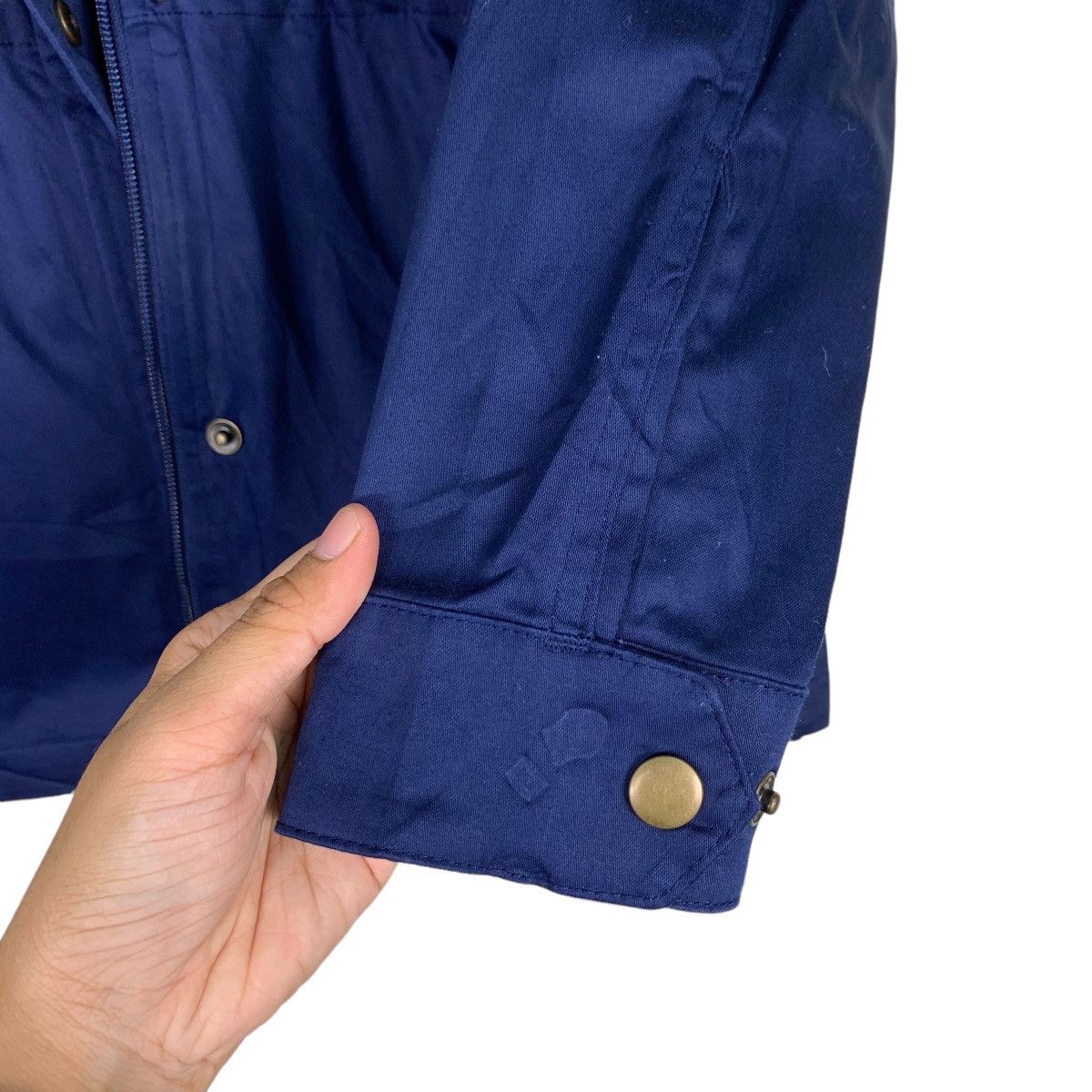 Lands' End LANDS’ END Blue Belted Casual Jacket #0975-C43 Size M / US 6-8 / IT 42-44 - 13 Thumbnail