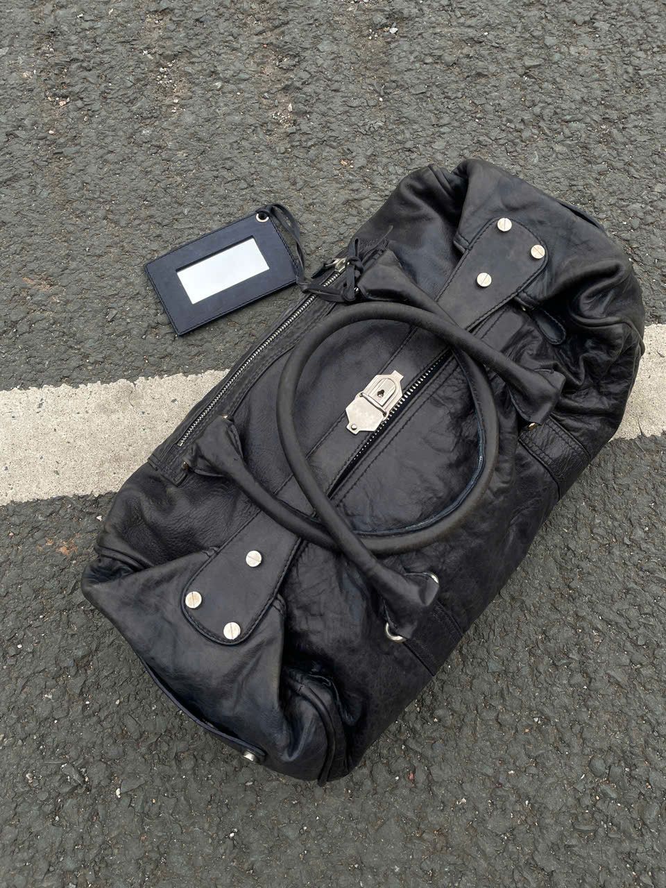 Balenciaga Balenciaga Bacon Duffer Leather Bag Size ONE SIZE - 5 Thumbnail