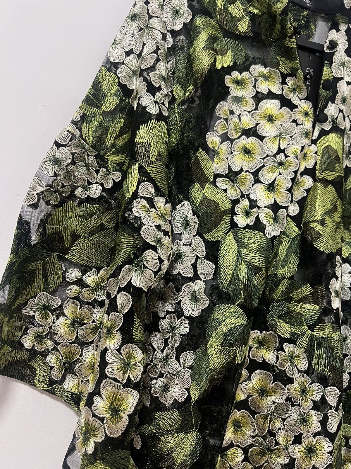 Other Ethera black and green caftan dress Size ONE SIZE - 3 Thumbnail