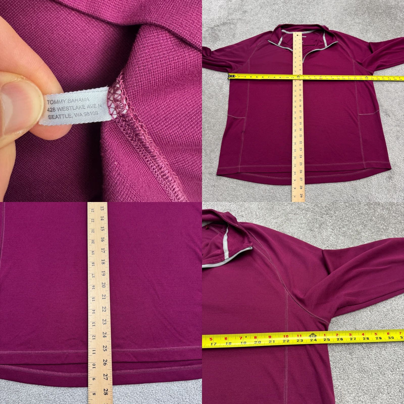 Tommy Bahama Tommy Bahama Pullover Sweatshirt Mens XL 1/4 Zip Red Burgundy Marlin Logo Outdoor Athleisure Mock Neck All Seasons Shirt Size US XL / EU 56 / 4 - 8 Thumbnail
