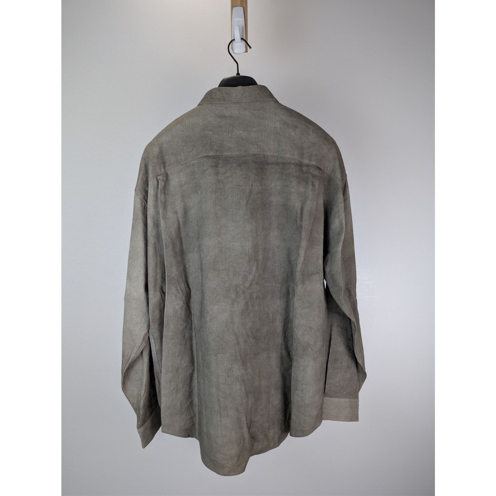 Enfants Riches Deprimes o1rshd1 Artist Button Down Shirt in Neutrals Size US XL / EU 56 / 4 - 11 Thumbnail