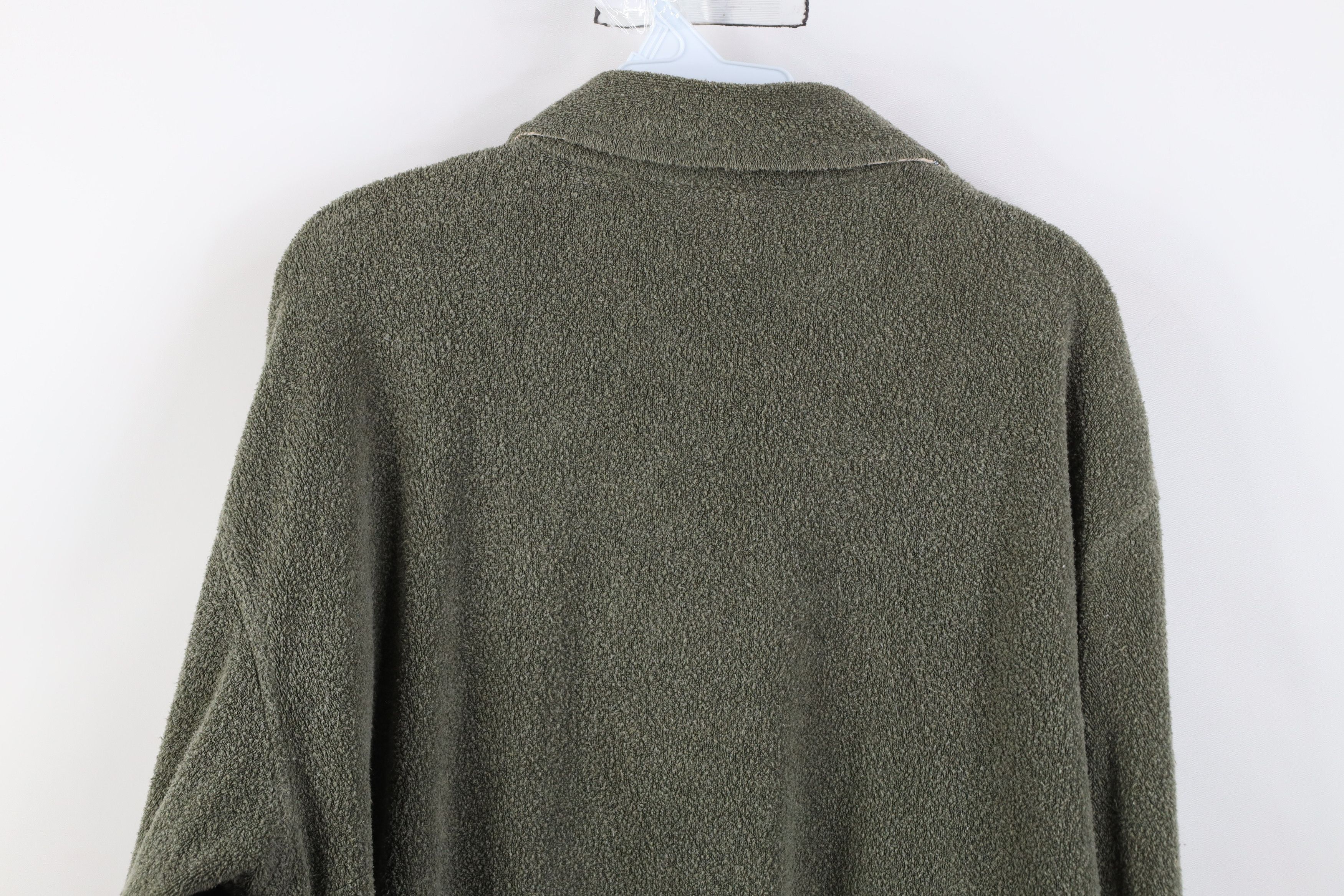 L.L. Bean Vintage 90s LL Bean 1/4 Half Zip Collared Sweater Green Size US XL / EU 56 / 4 - 12 Thumbnail