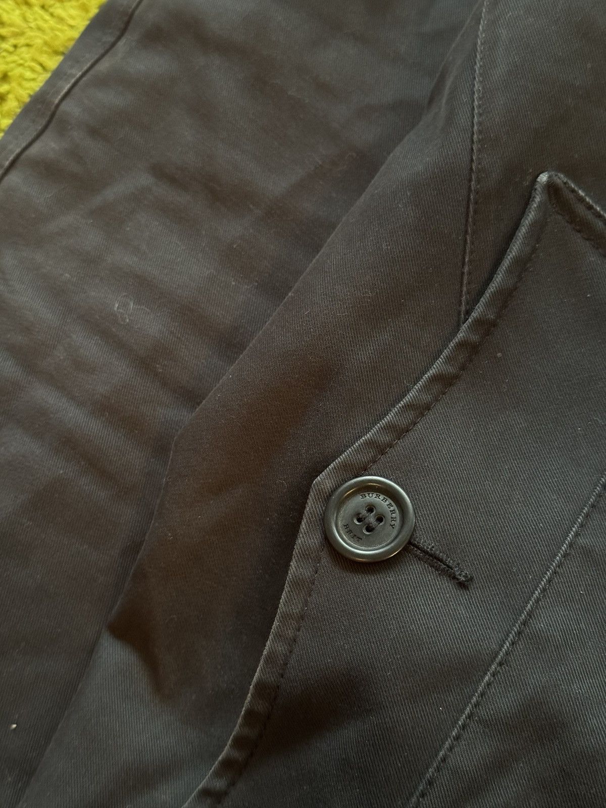 Burberry × Designer Burberry Brit luxury sun faded trench coat jacket Size US L / EU 52-54 / 3 - 5 Thumbnail