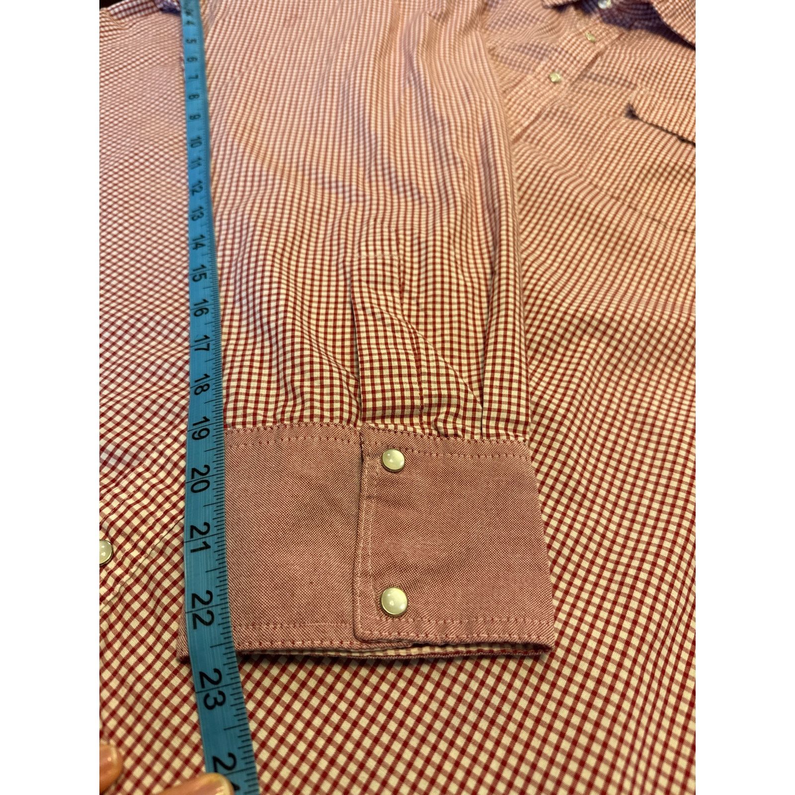 Other Merrill & Forbes Western Pearl Snap Gingham Shirt Red XL Size US XL / EU 56 / 4 - 7 Thumbnail