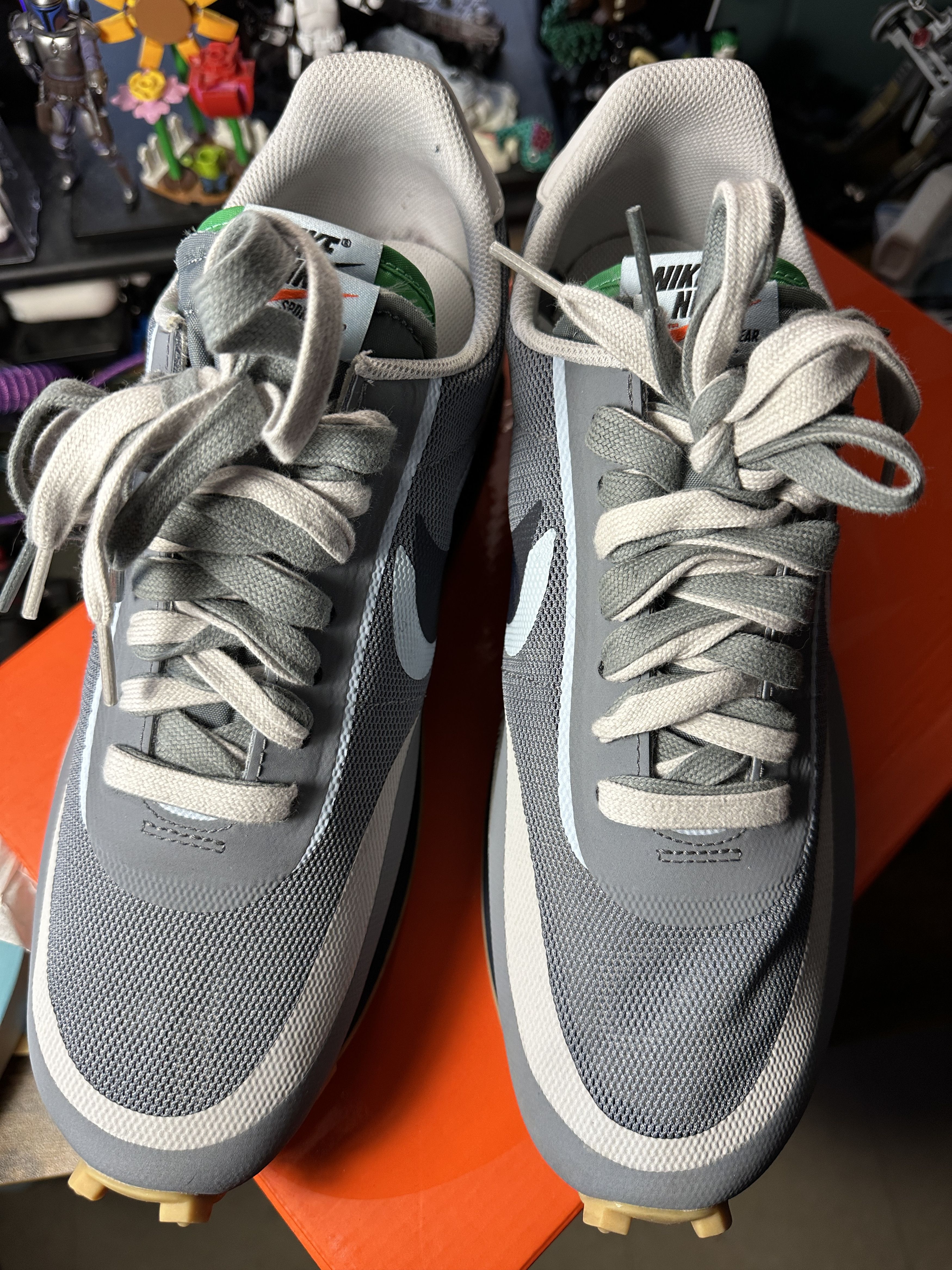 CLOT × Nike × Sacai Nike LD Waffle Cool Grey 11.5M Size US 11.5 / EU 44-45 - 5 Thumbnail