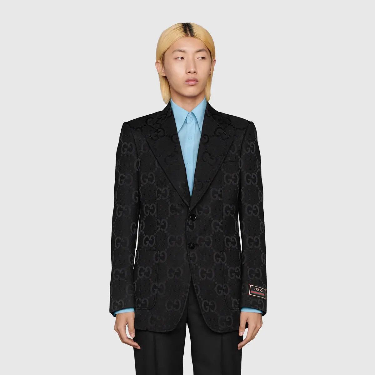Gucci o1s1wg110725 Jumbo GG Canvas Jacket in Black Size US XXL / EU 58 / 5 - 3 Thumbnail
