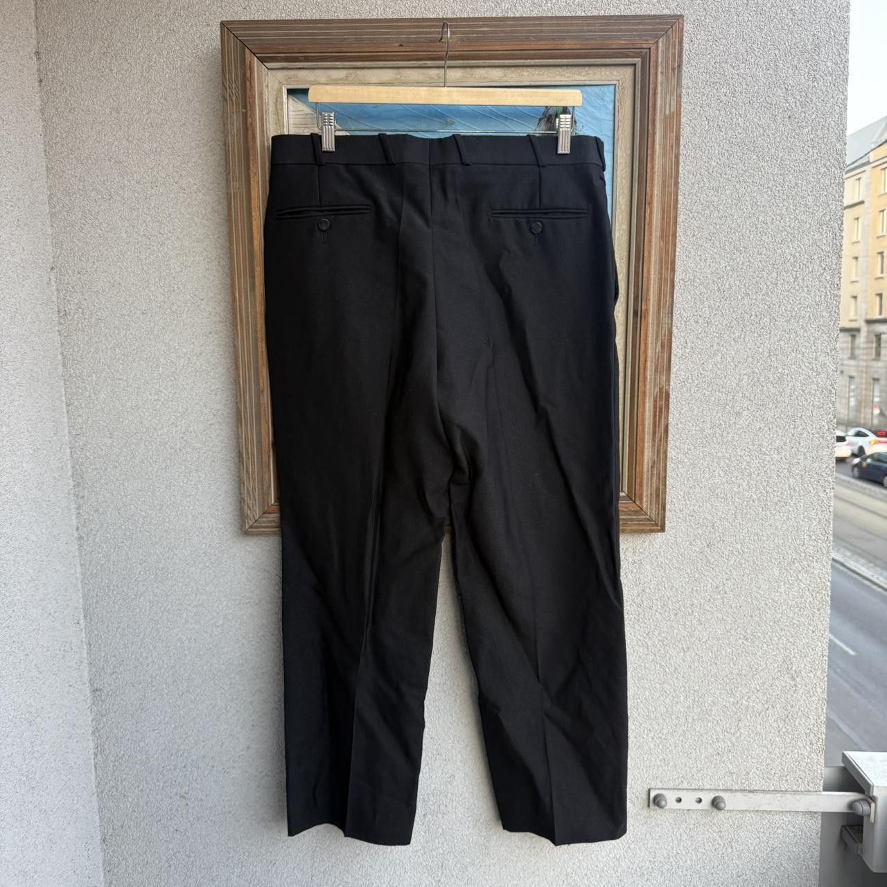 Thierry Mugler Mugler Wool Trousers Bottoms Black Wool Avantgarde High End Size US 36 / EU 52 - 2 Thumbnail