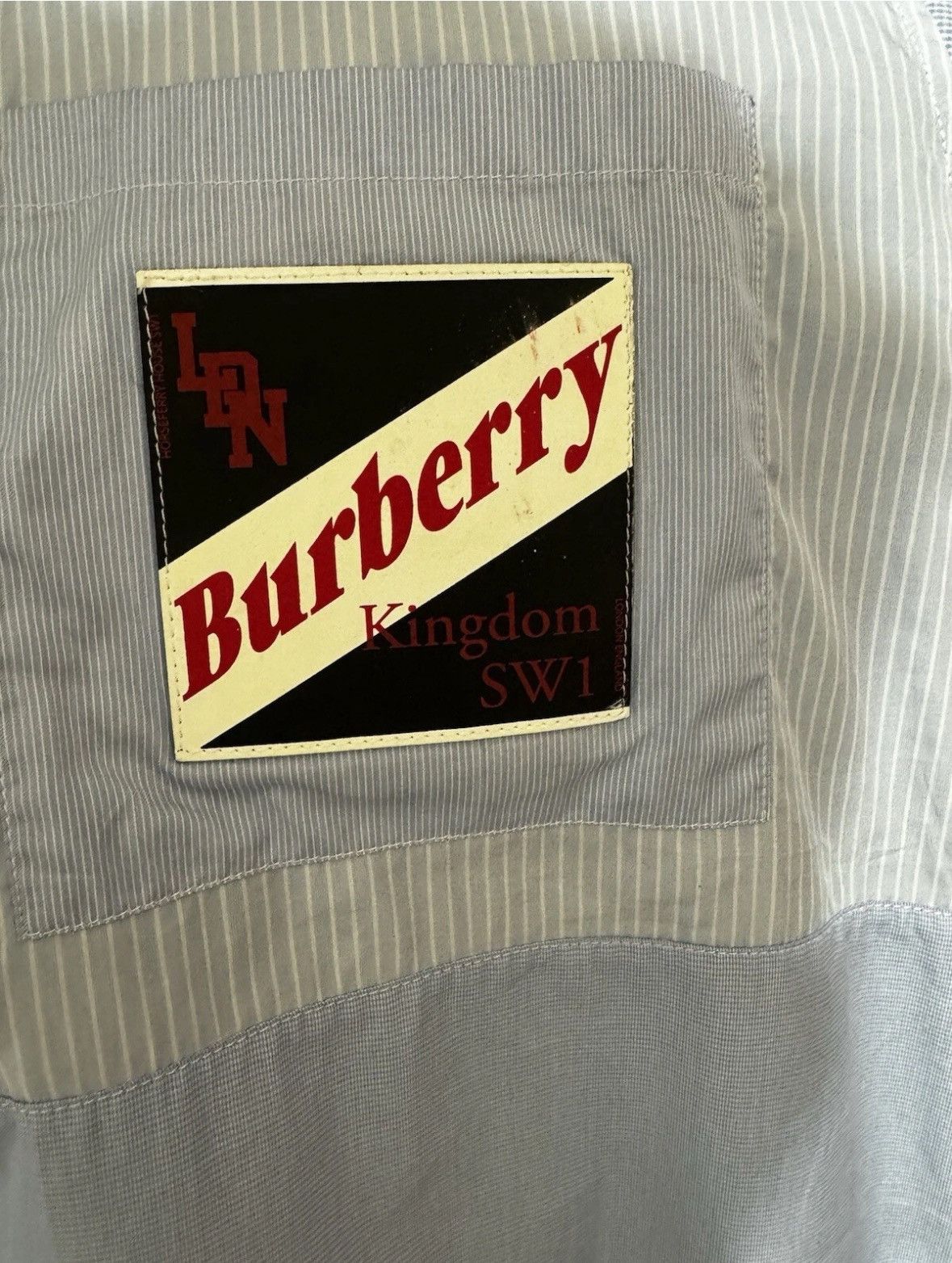 Burberry Burberry Half Zip Shirt Size Large Size US L / EU 52-54 / 3 - 4 Thumbnail