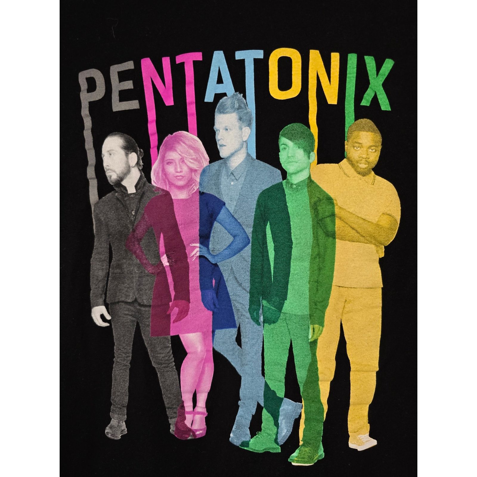 Tultex Pentatonix Shirt World Tour 2016 Black Small Pop Band Tee Size US S / EU 44-46 / 1 - 2 Thumbnail