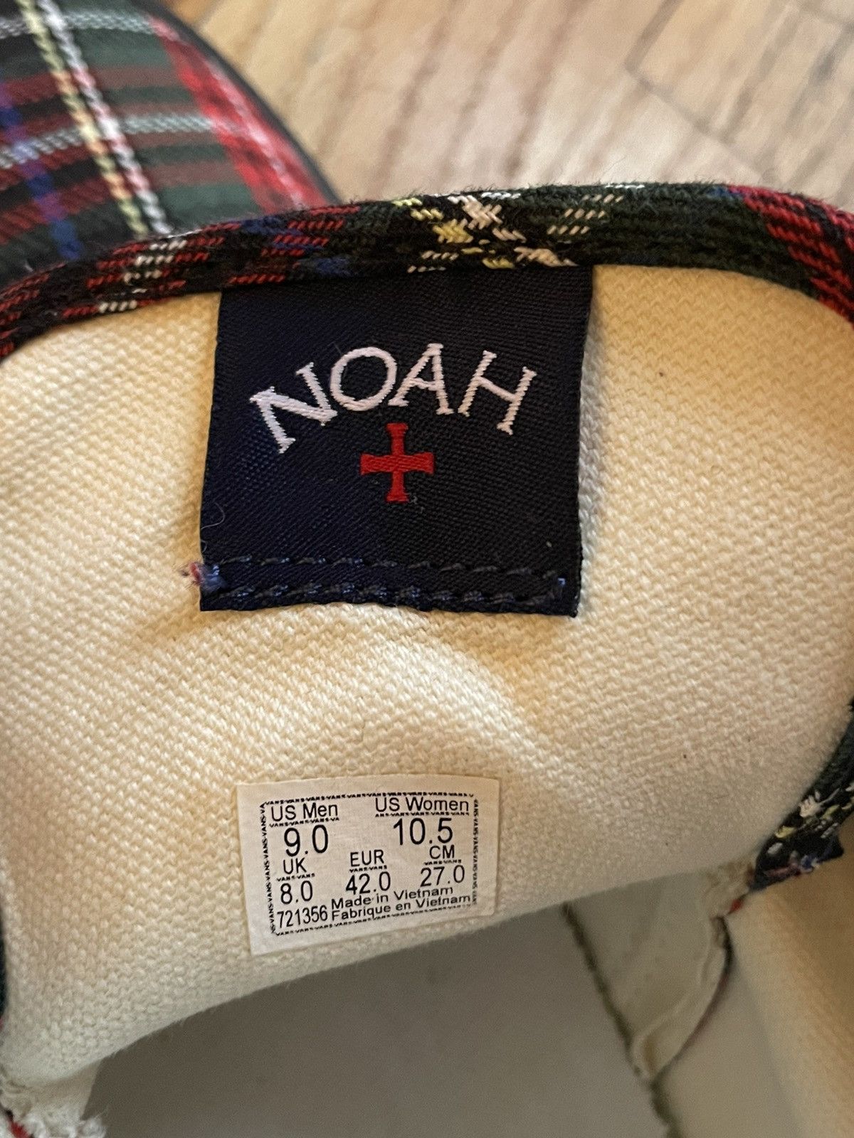 Noah × Vans Noah x Vans Vault Chukka MS Stewart Plaid Black Size US 9 / EU 42 - 5 Thumbnail
