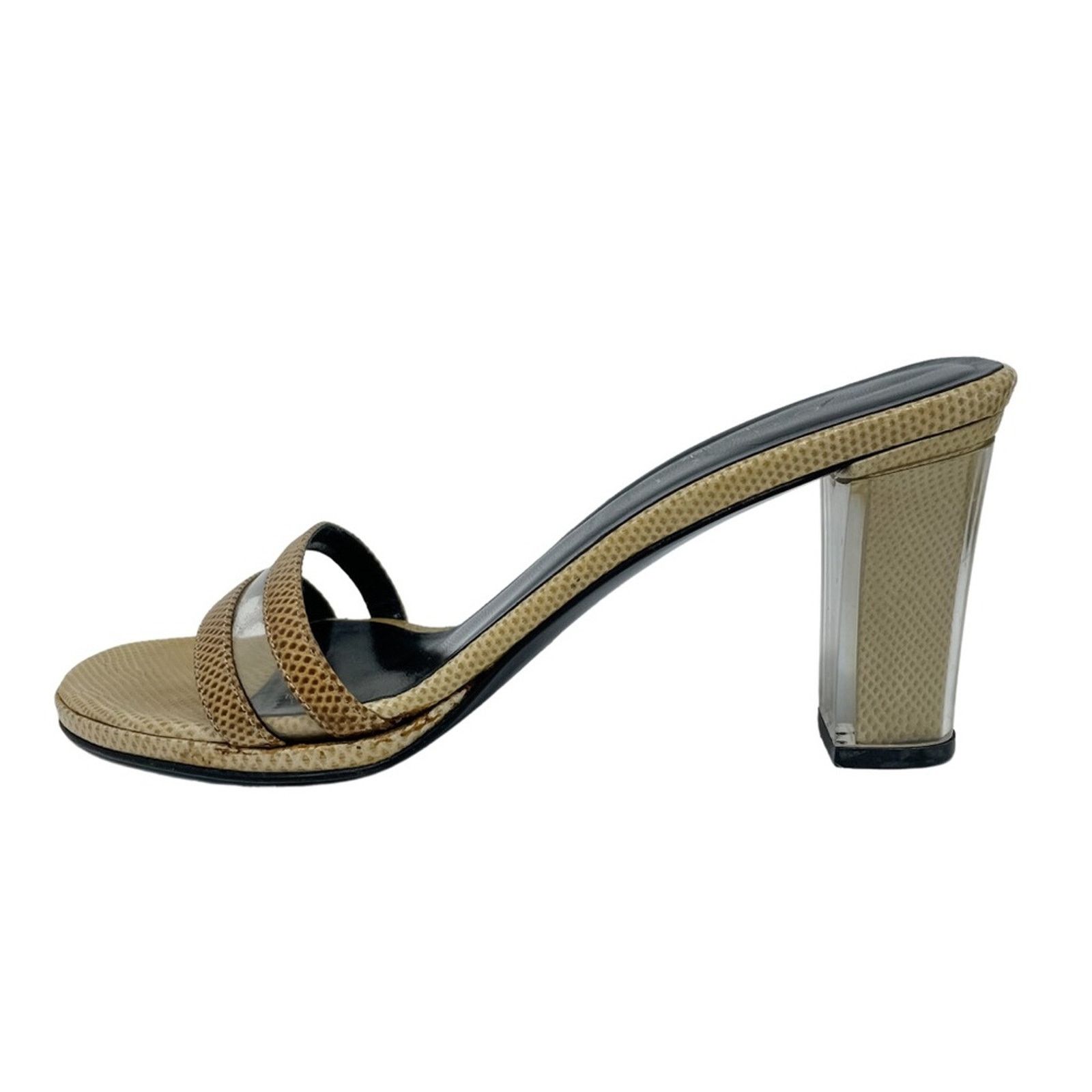 Gucci Gucci Vintage PVC Block Heel 90s/Y2K Slide Sandals size 7.5 Size US 7.5 / IT 37.5 - 7 Thumbnail