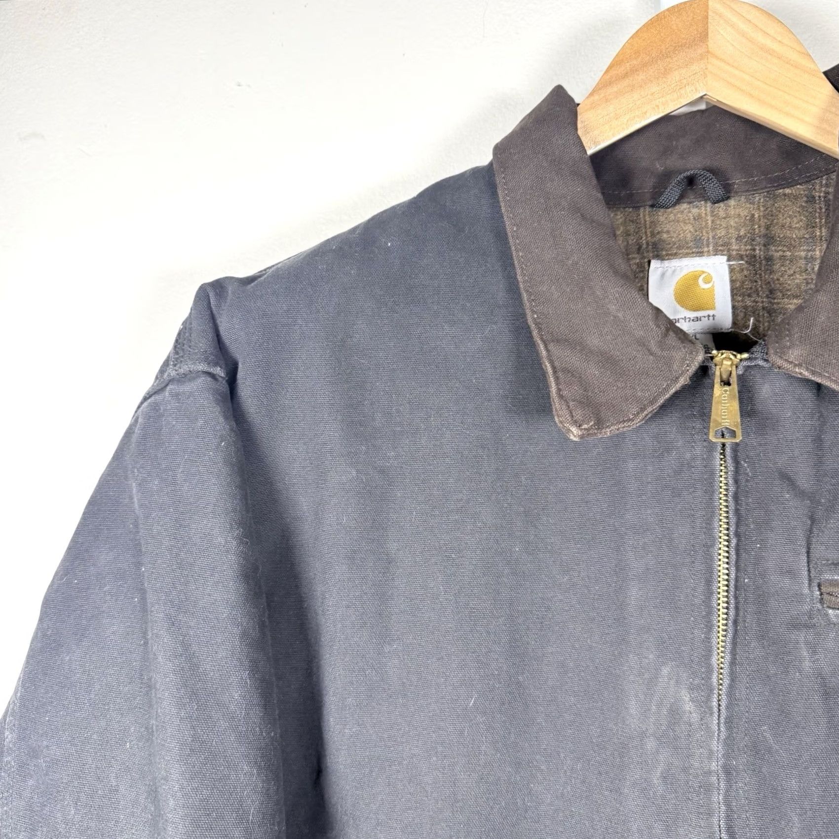 Carhartt VINTAGE Carhartt J97 Blk Size 3XL Tall Detroit Jacket Bomber Shirt Mens Size US XXL / EU 58 / 5 - 5 Thumbnail