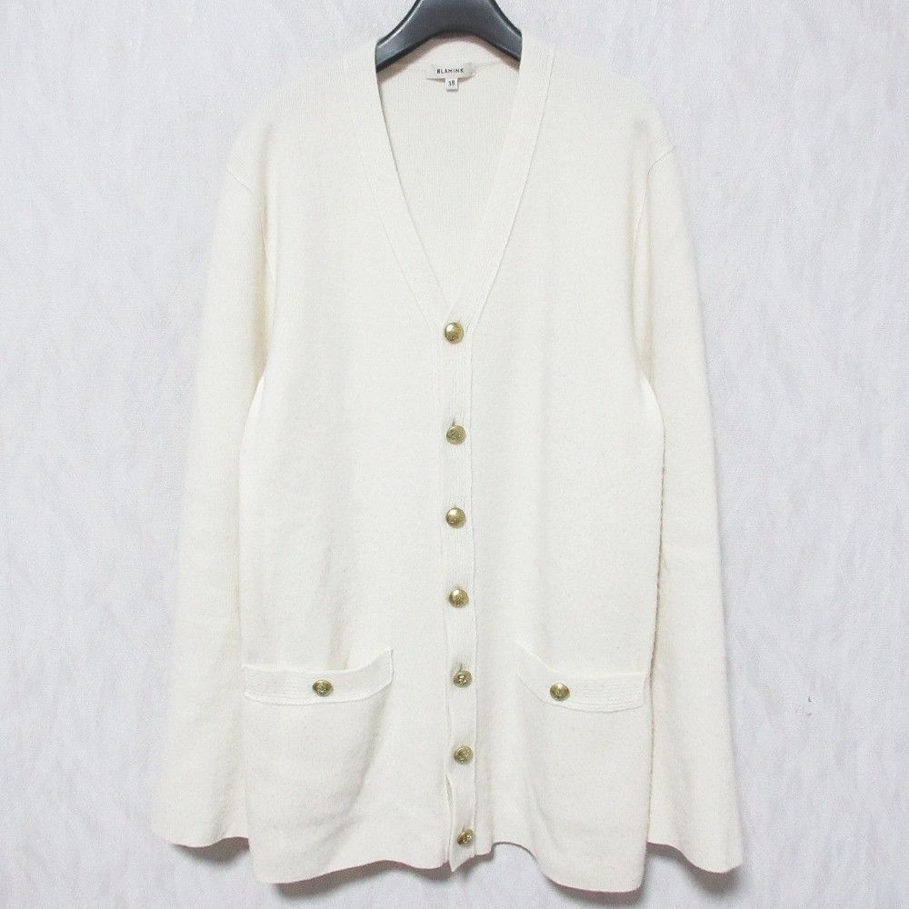 Other Other Blamink Wool Cashmere Cardigan Textile Tops 7915-230-0050 DUTY FREE for USA Size ONE SIZE - 1 Thumbnail
