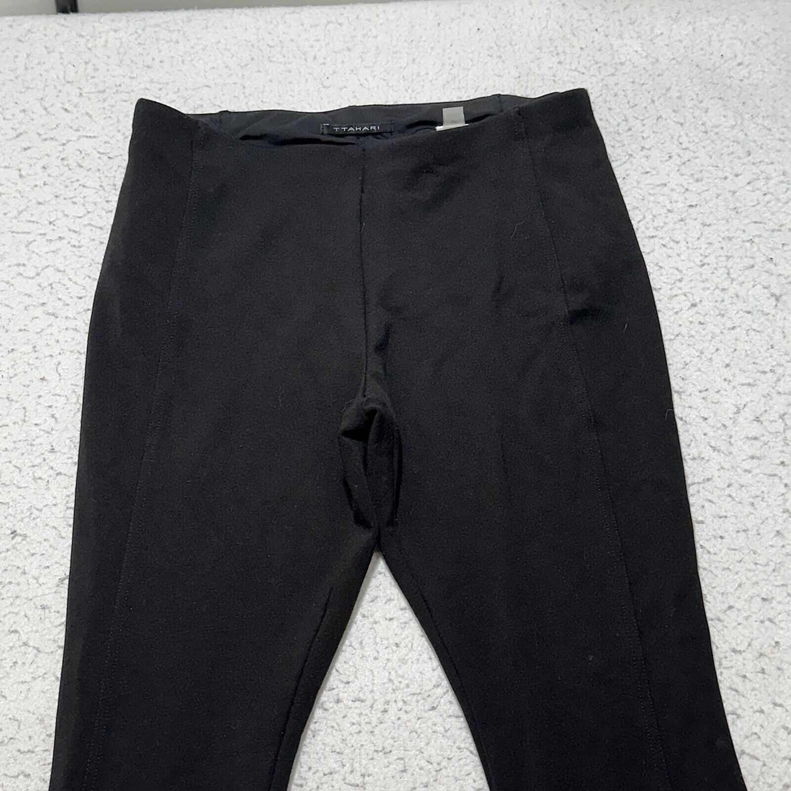 Other T Tahari Small Black Athletic Leggings Modal Blend Stretch Size 28" / US 6 / IT 42 - 2 Thumbnail
