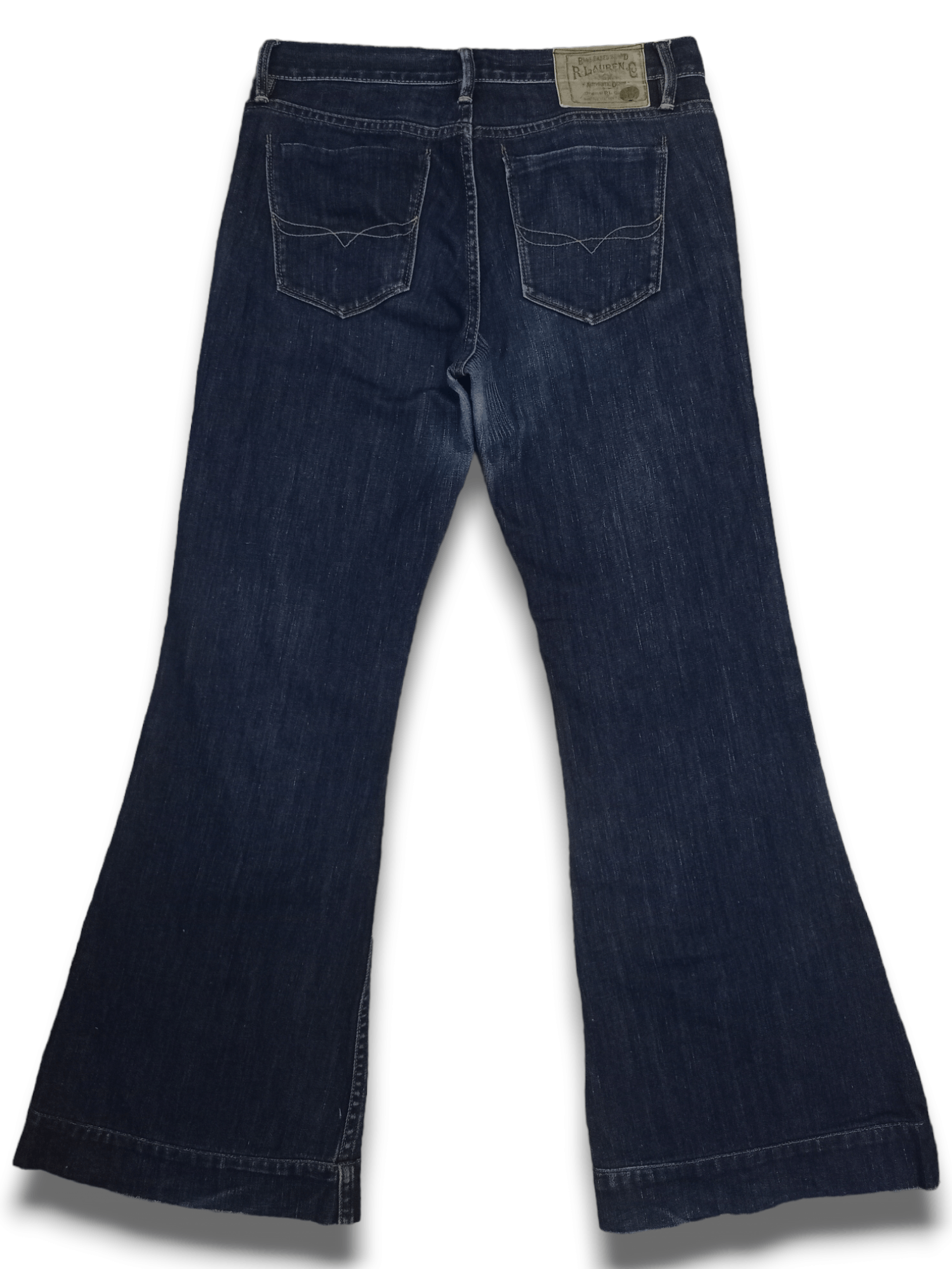 RRL Ralph Lauren × Ralph Lauren × Ralph Lauren Blue Label Vintage Ralph Lauren 815 Blue Label Flare Jeans Size US 31 - 4 Thumbnail