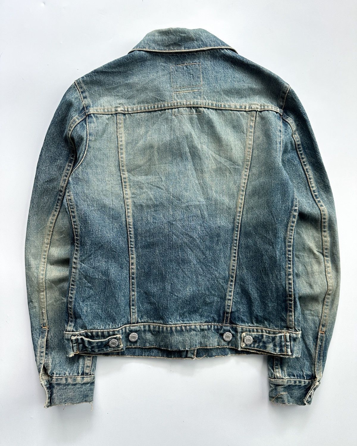 Helmut Lang 1999 Helmut Lang Faded Blue Denim Jacket Size XS / US 0-2 / IT 36-38 - 5 Thumbnail