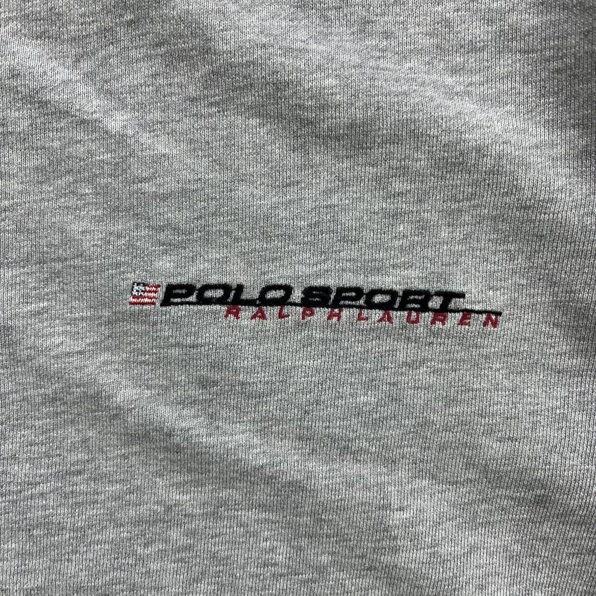 Polo Ralph Lauren 1990’s Vintage Polo Sport Ralph Lauren Small Logo Zip Hoodie Size US L / EU 52-54 / 3 - 6 Thumbnail