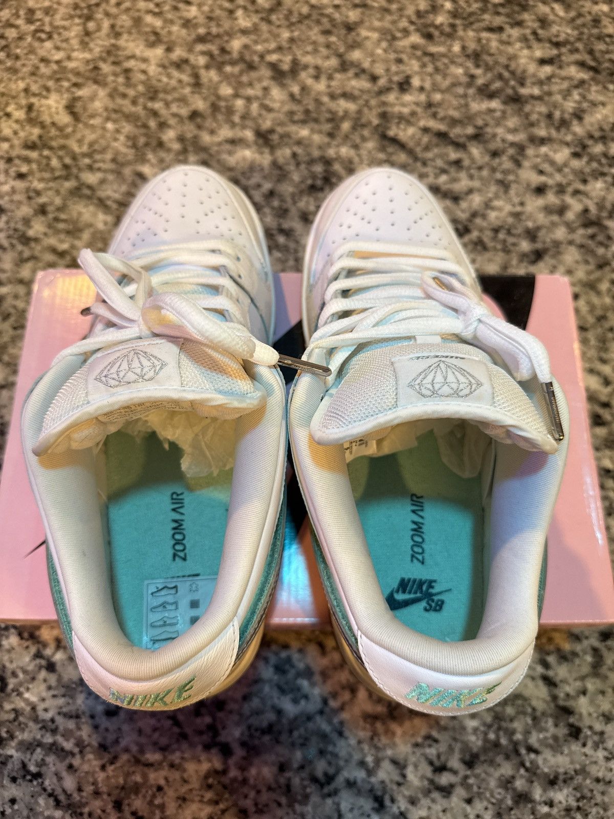 Diamond Supply Co. × Nike Diamond Supply Co. White Diamond SB’s Size US 9 / EU 42 - 9 Thumbnail