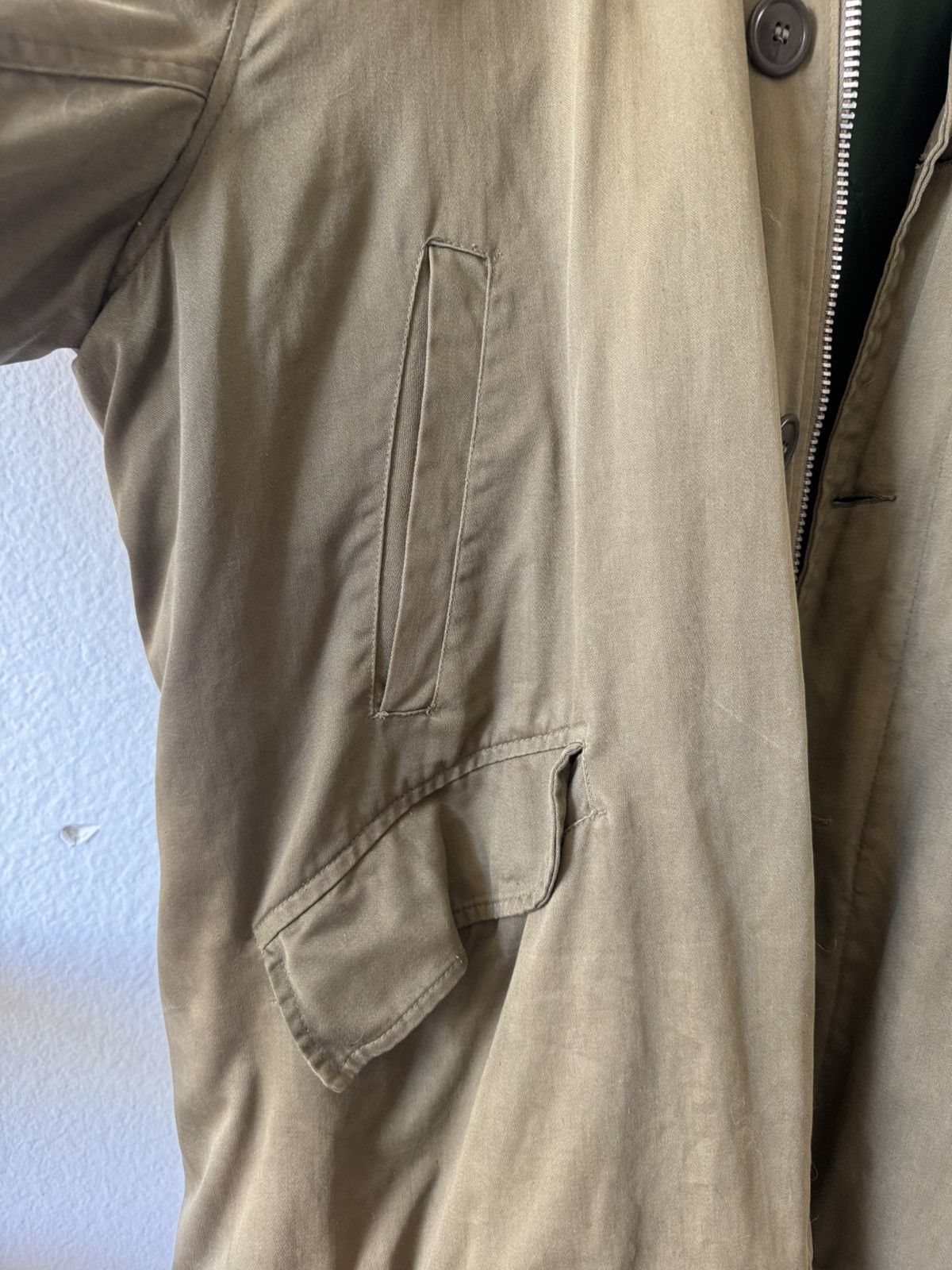 Vintage Vintage Military-Style Parka with Sherpa Hood – Olive Green Size US L / EU 52-54 / 3 - 3 Thumbnail
