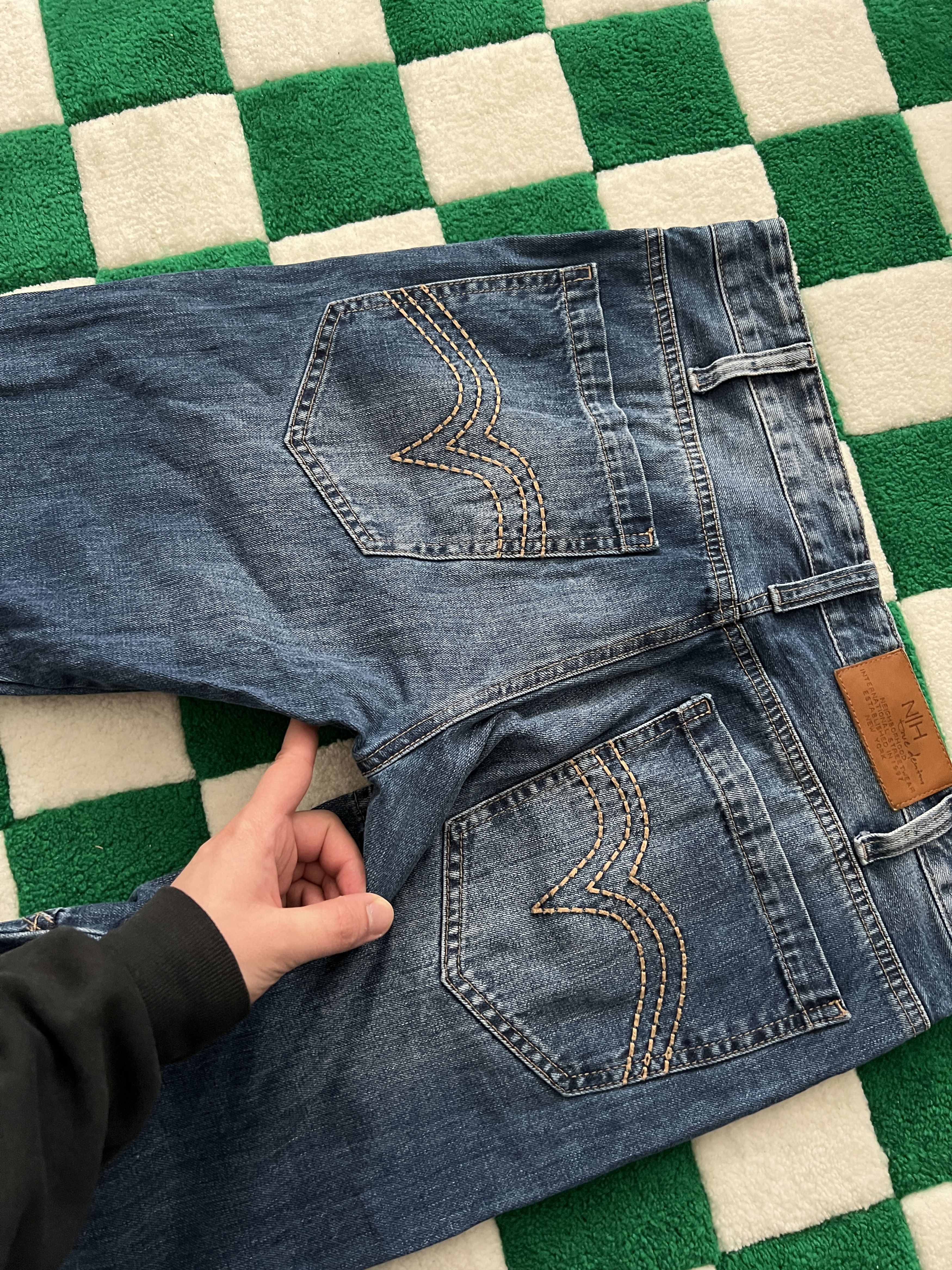 Japanese Brand Vintage Neighborhood True Denim Japanese Denim Jeans Size US 34 / EU 50 - 7 Thumbnail