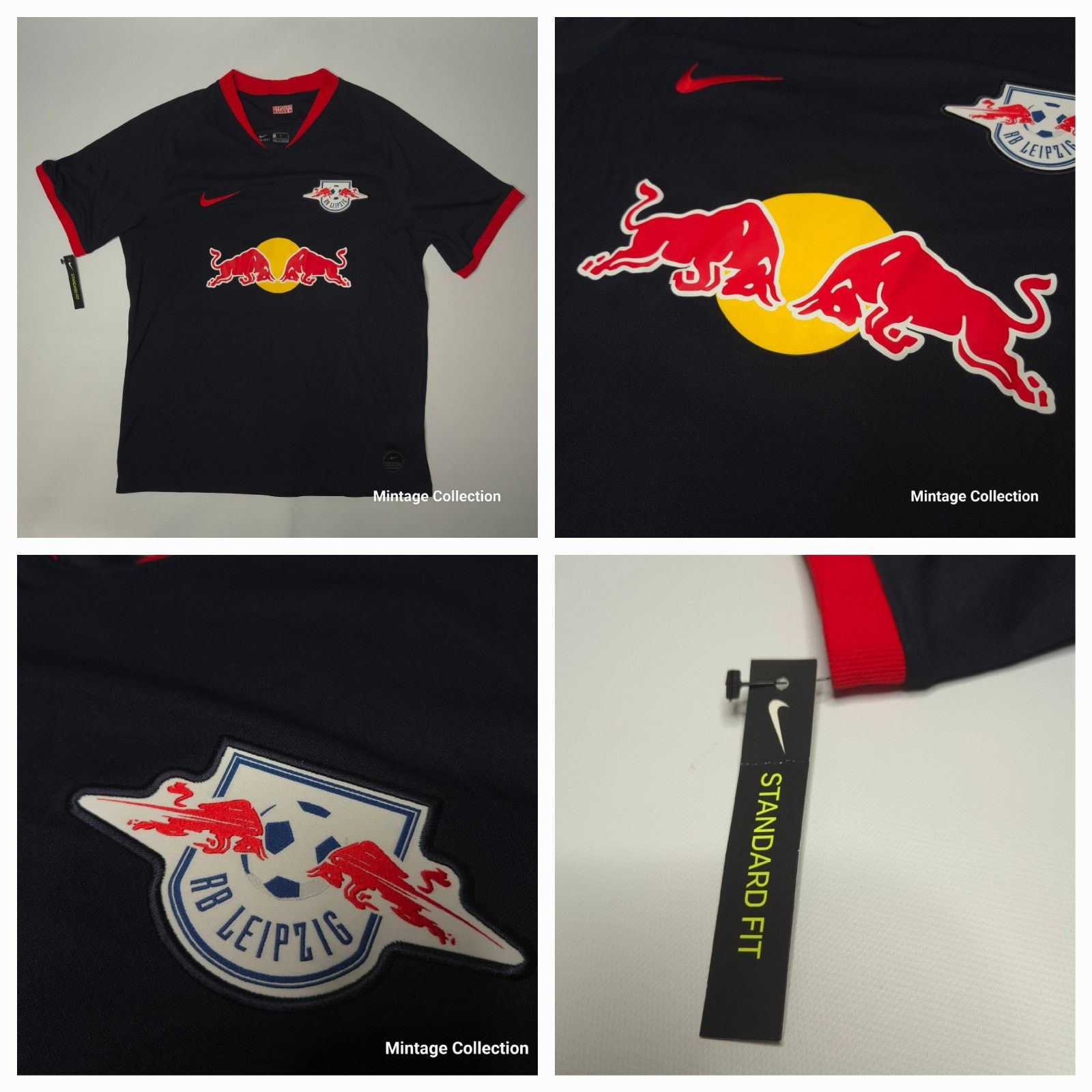 Red Bull NEW NIKE RED BULL RB LEIPZIG 2020 SOCCER JERSEY #11 WERNER L Size US L / EU 52-54 / 3 - 1 Thumbnail