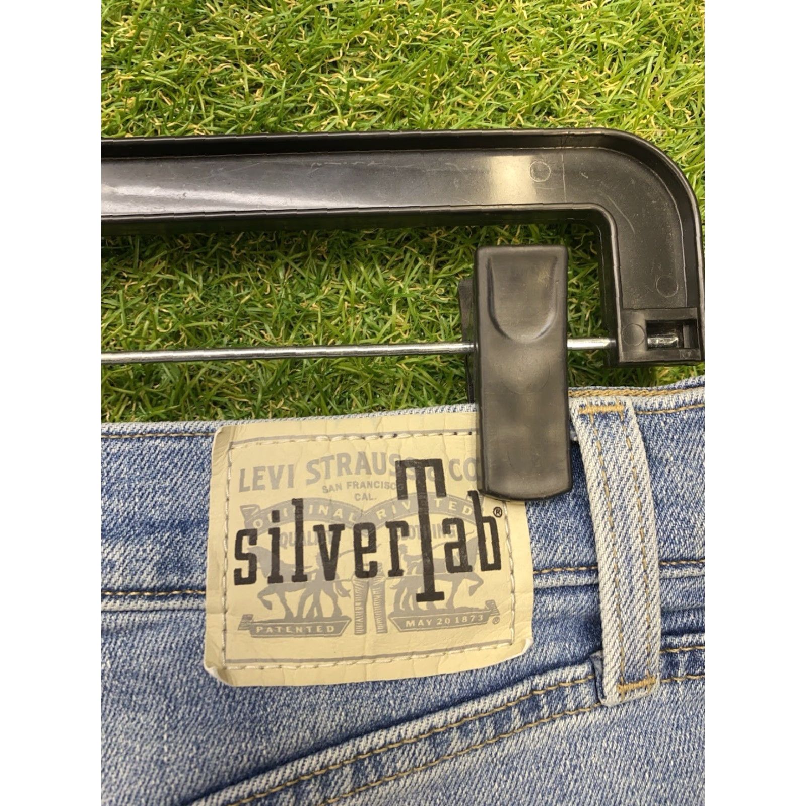 Levi's Levi's Silvertab Jeans Womens 31x27 High Waisted Mom Tapered Blue High Rise 90s Vintage Size 24" / US 00 / IT 34 - 3 Thumbnail