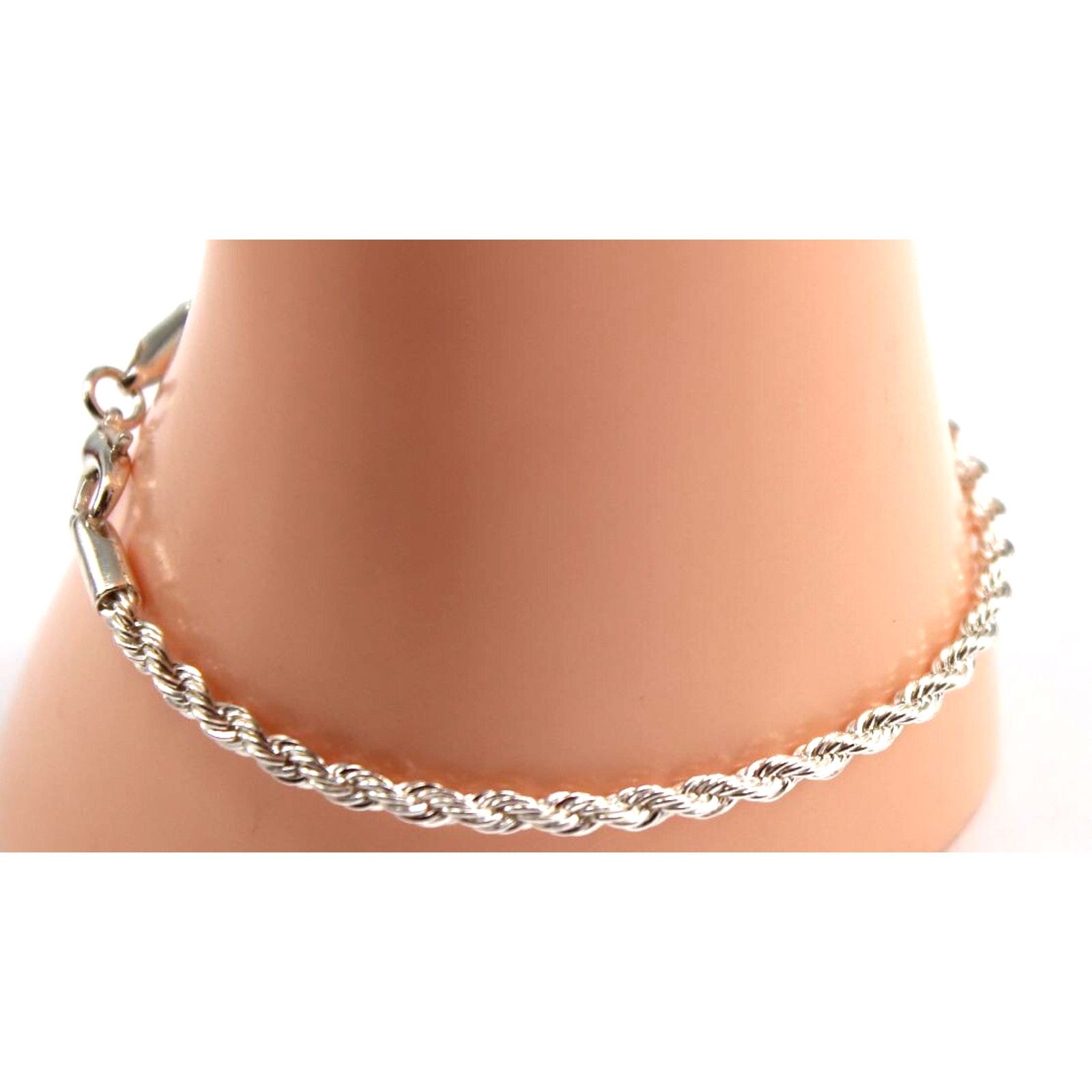 Other Dazzling Silver Tone Chain 17" Necklace 7" Bracelet Set Size ONE SIZE - 4 Thumbnail