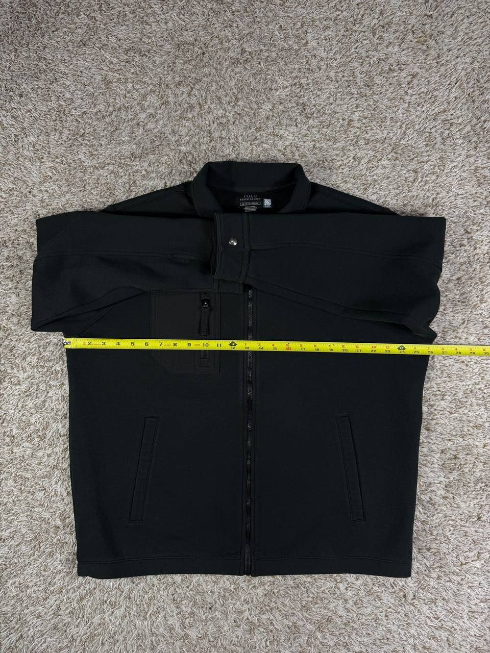 Polo Ralph Lauren Polo Ralph Lauren Double-Knit Black Shirt Jacket Size US XL / EU 56 / 4 - 6 Thumbnail