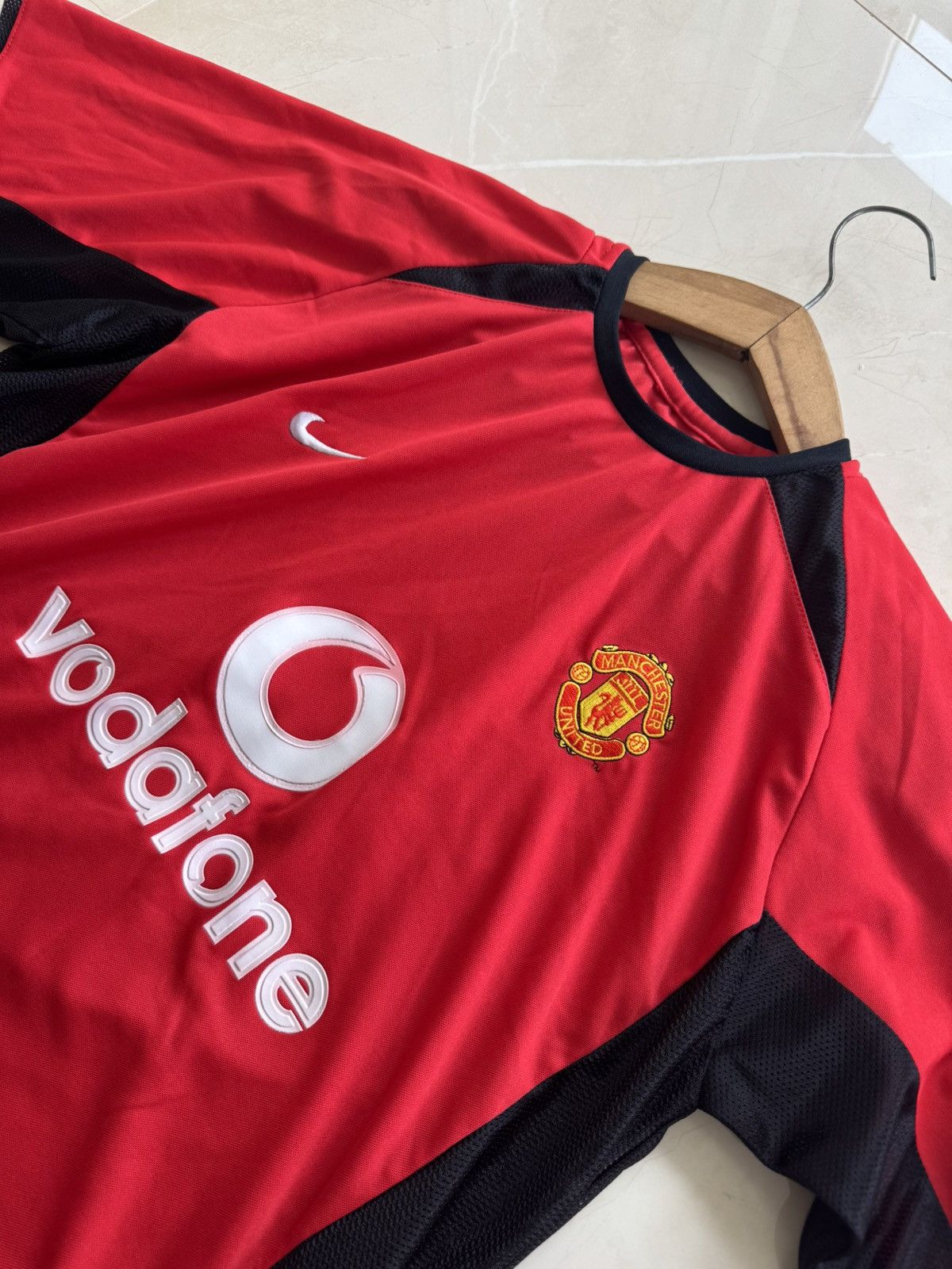 Nike Ronaldo #7 Manchester United 2002-2004 Bootleg Soccer Jersey Size US XL / EU 56 / 4 - 4 Thumbnail