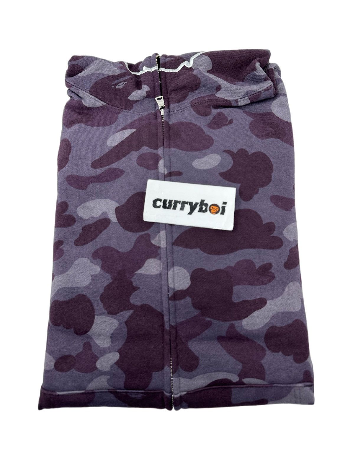 Bape BAPE Color Camo 2nd Ape Full Zip Hoodie Burgundy Size US XL / EU 56 / 4 - 4 Thumbnail