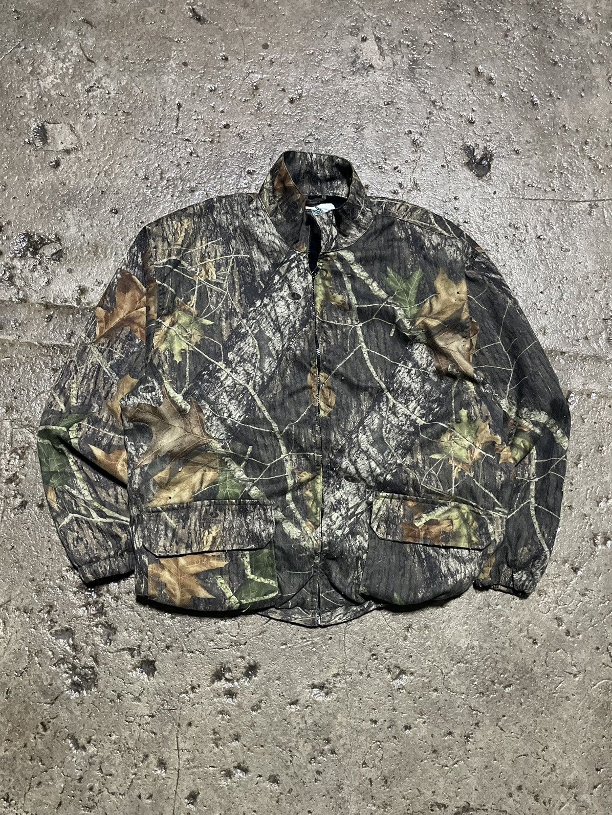 Crazy Vintage Y2K Carhartt Style Camo Lightweight Jacket
