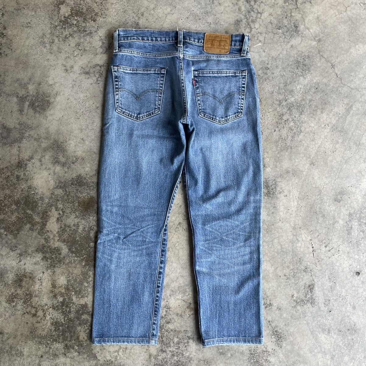 Levi's Vintage Clothing 🔥Vintage Levis 502 Big E Stoned Washed Ripped Distress Jeans Size US 31 - 4 Thumbnail