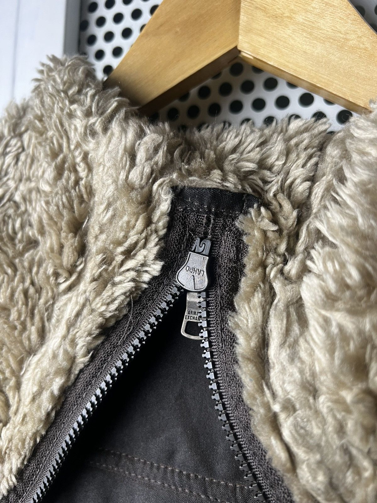 Emporio Armani Vintage Armani Exchange Waxed Fur N2B Jacket Split Hood Size US S / EU 44-46 / 1 - 8 Thumbnail