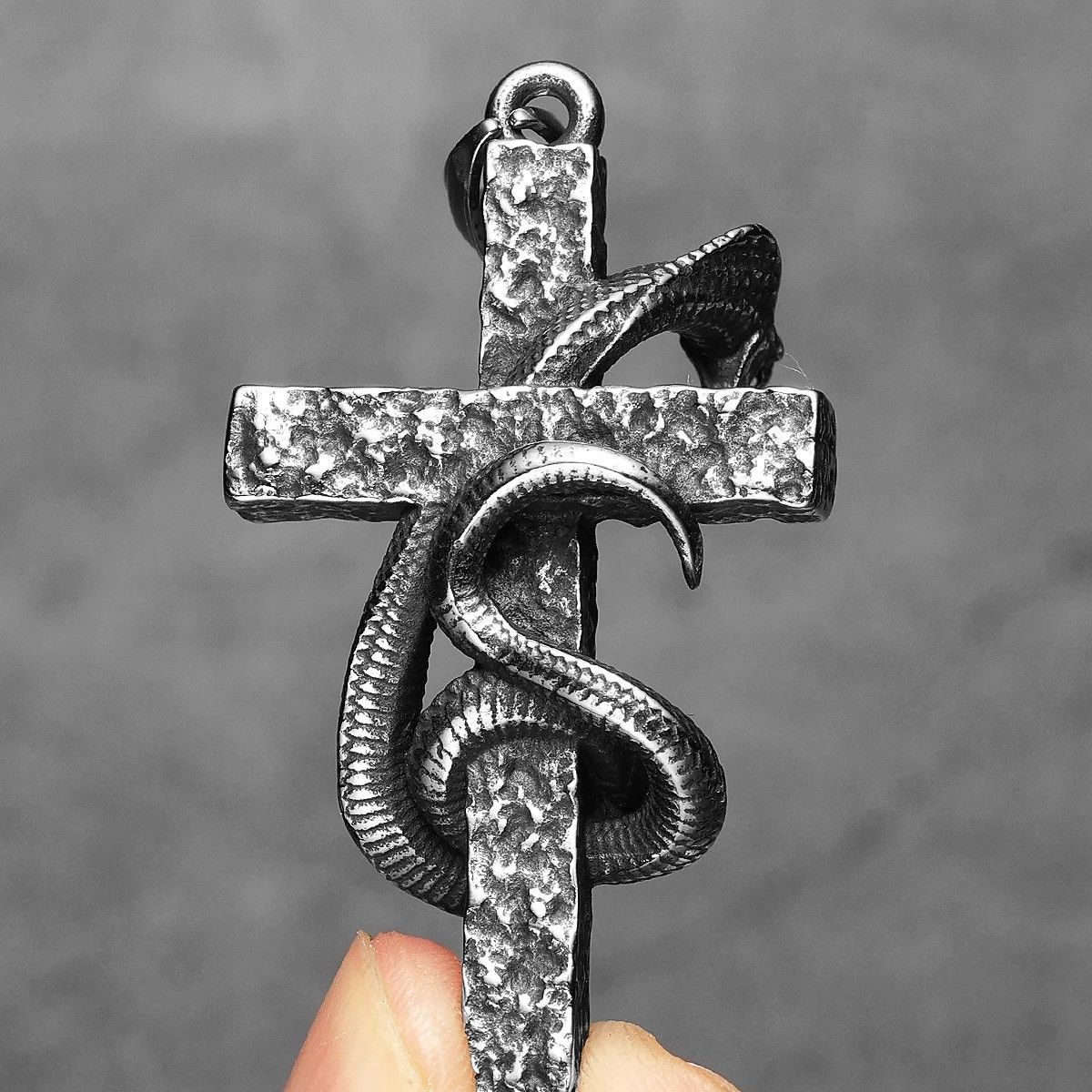 Other Cross Cobra Snake Pendant Accessories Necklace Gifts Size ONE SIZE - 4 Thumbnail