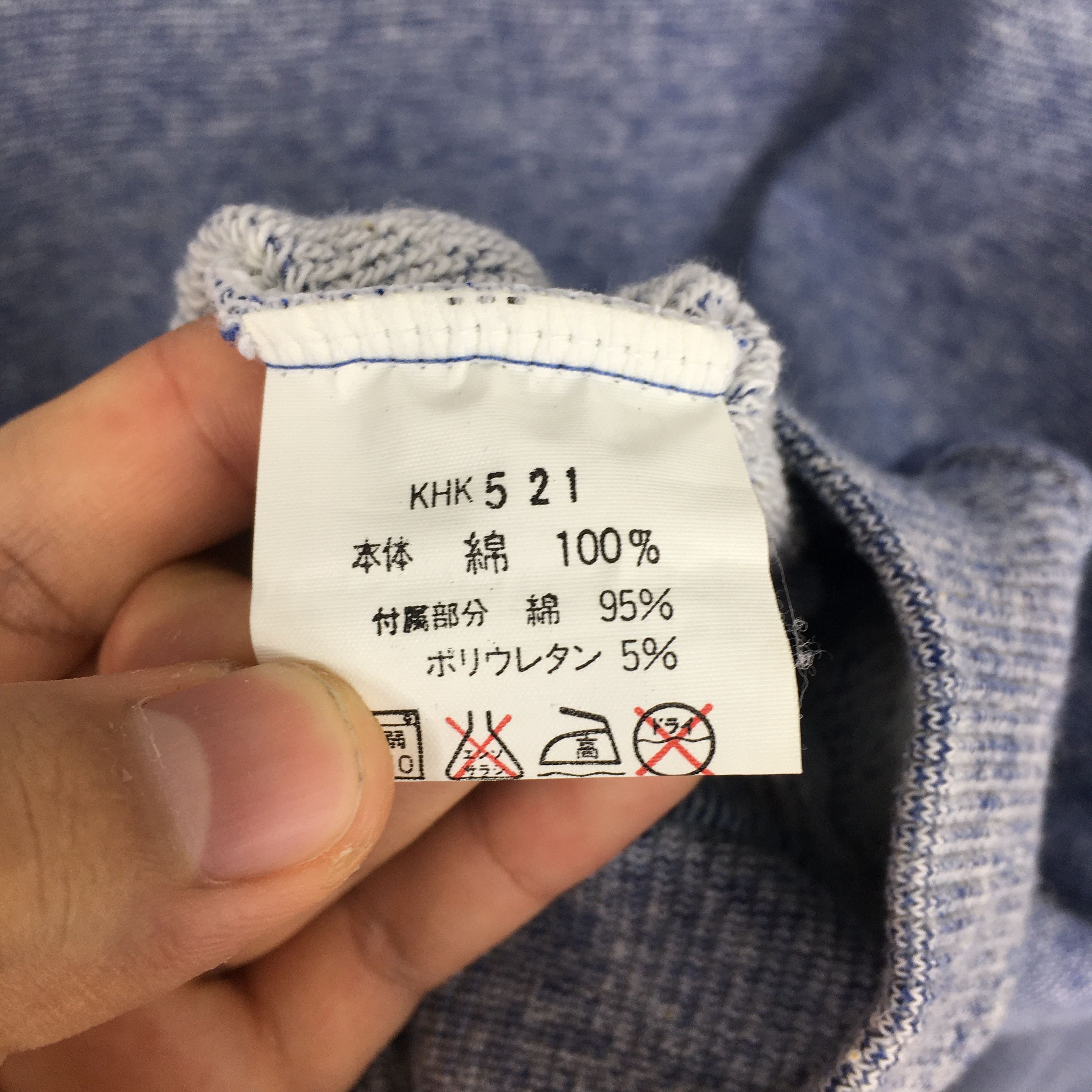 Kenzo × Vintage Vintage Kenzo Jeans Blue Sweatshirt Medium Size US M / EU 48-50 / 2 - 8 Thumbnail
