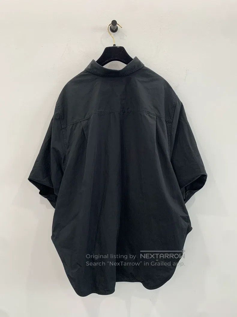 Balenciaga Balenciaga Double B Embroidered Asymmetric Black Shirt Size XS / US 0-2 / IT 36-38 - 2 Thumbnail