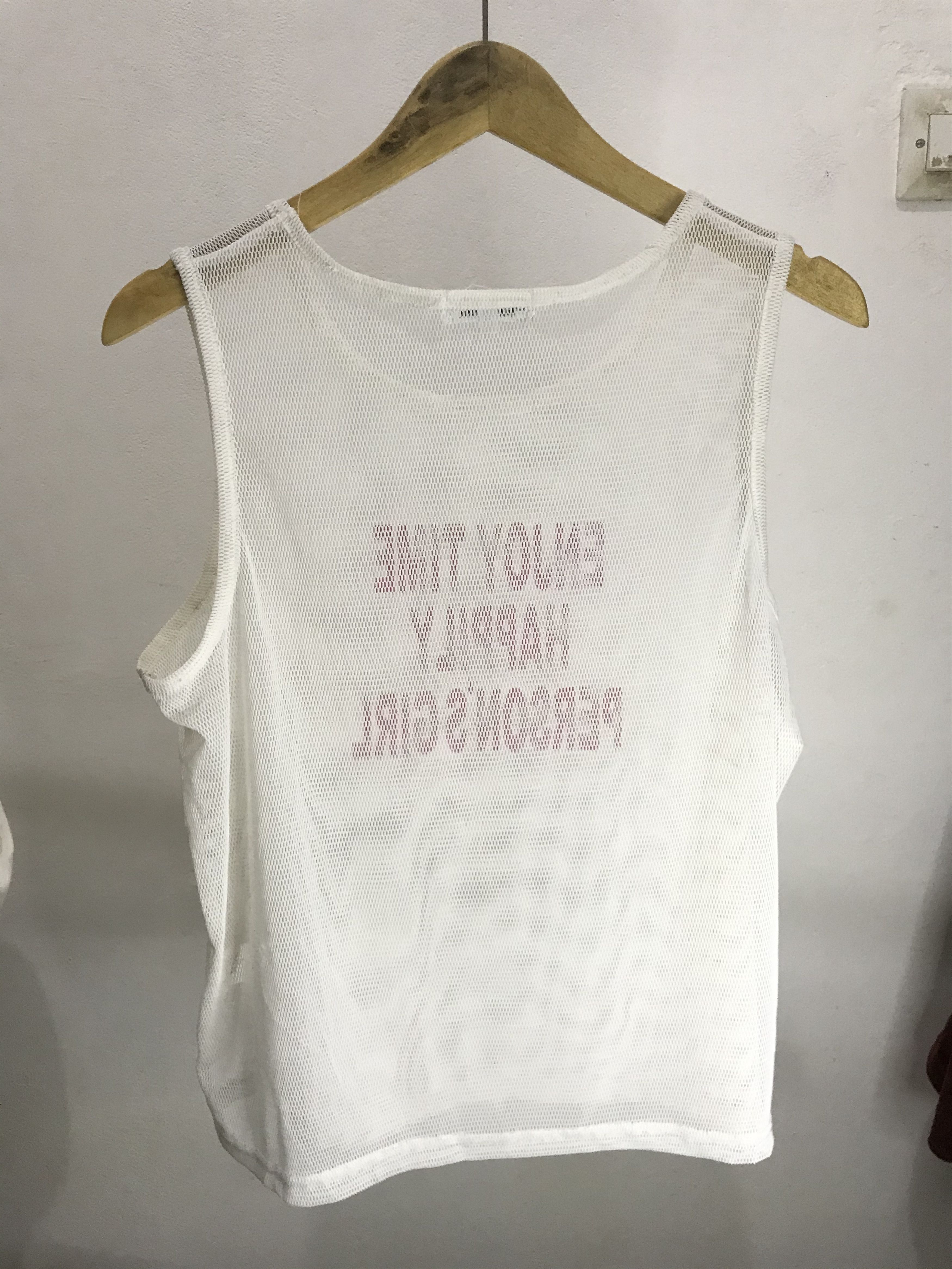 Hysteric Glamour Sunny river mesh top quotes japanese brand Size US M / EU 48-50 / 2 - 2 Thumbnail