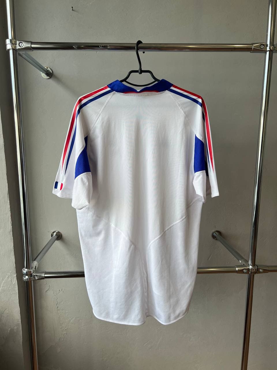 Adidas 2004/06 FRANCE TEAM AWAY SOCCER JERSEY FOOTBALL SHIRT ADIDAS Size US L / EU 52-54 / 3 - 11 Thumbnail