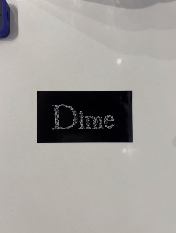 Dime Dime Skull Sticker Size ONE SIZE - 2 Thumbnail