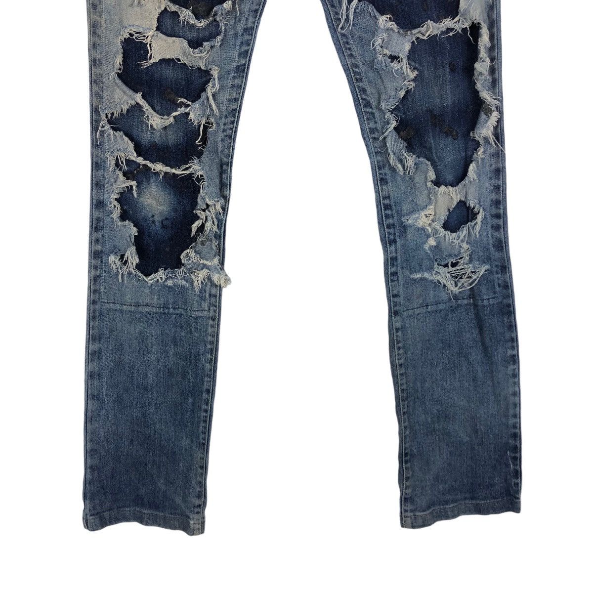 Hysteric Glamour 🔥Punk Design Distressed Tornado Mart Japan Made Size US 32 / EU 48 - 4 Thumbnail