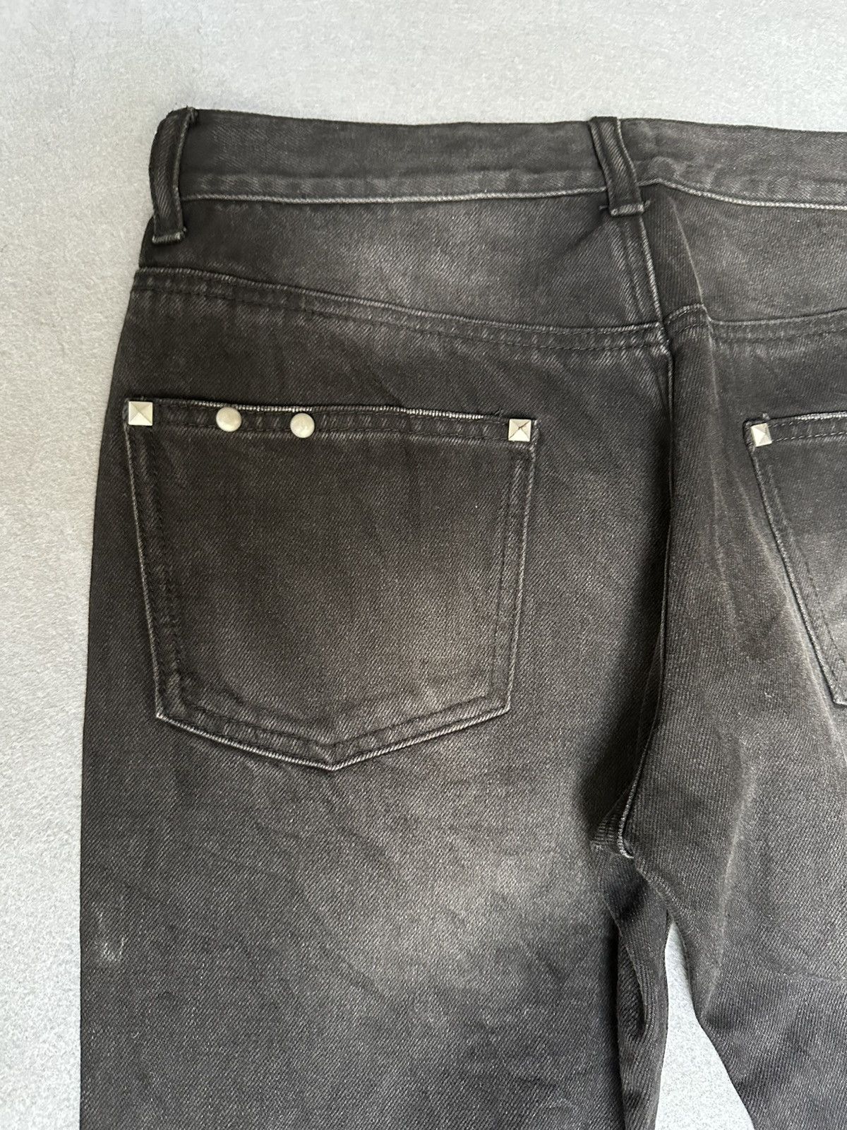 Japanese Brand Sex Pot Revenge Punk Revolution Studded Distressed Denim Size US 30 / EU 46 - 17 Thumbnail