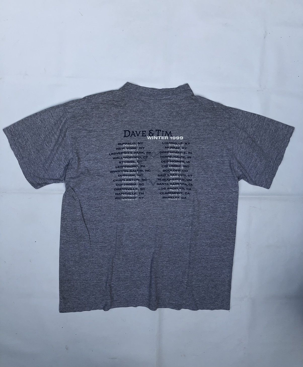 Dave Matthews Tim Reynolds Acoustic Tour 99 T shirt