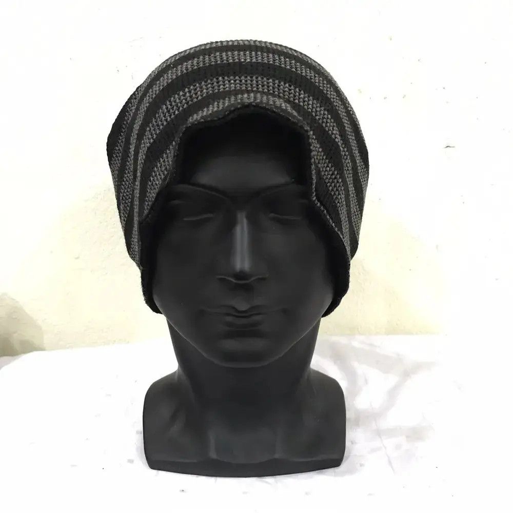 Japanese Brand × Vintage Japanese Brand Stripe Design Beanie Hat Size ONE SIZE - 3 Thumbnail